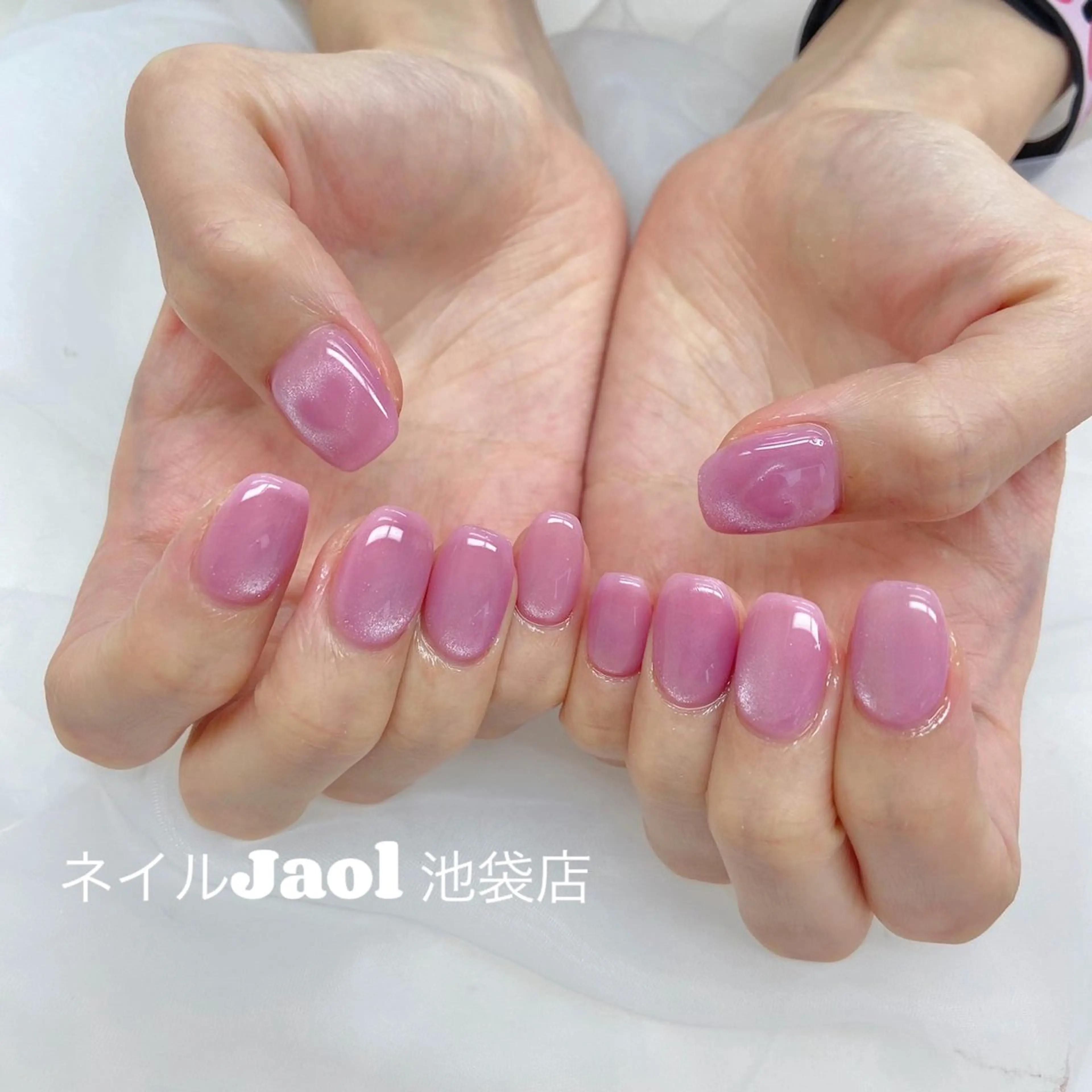 ミディアム 韓国風ヘア ハンドネイル nail jaol池袋店所属・ネイルJaol 池袋のネイルデザイン