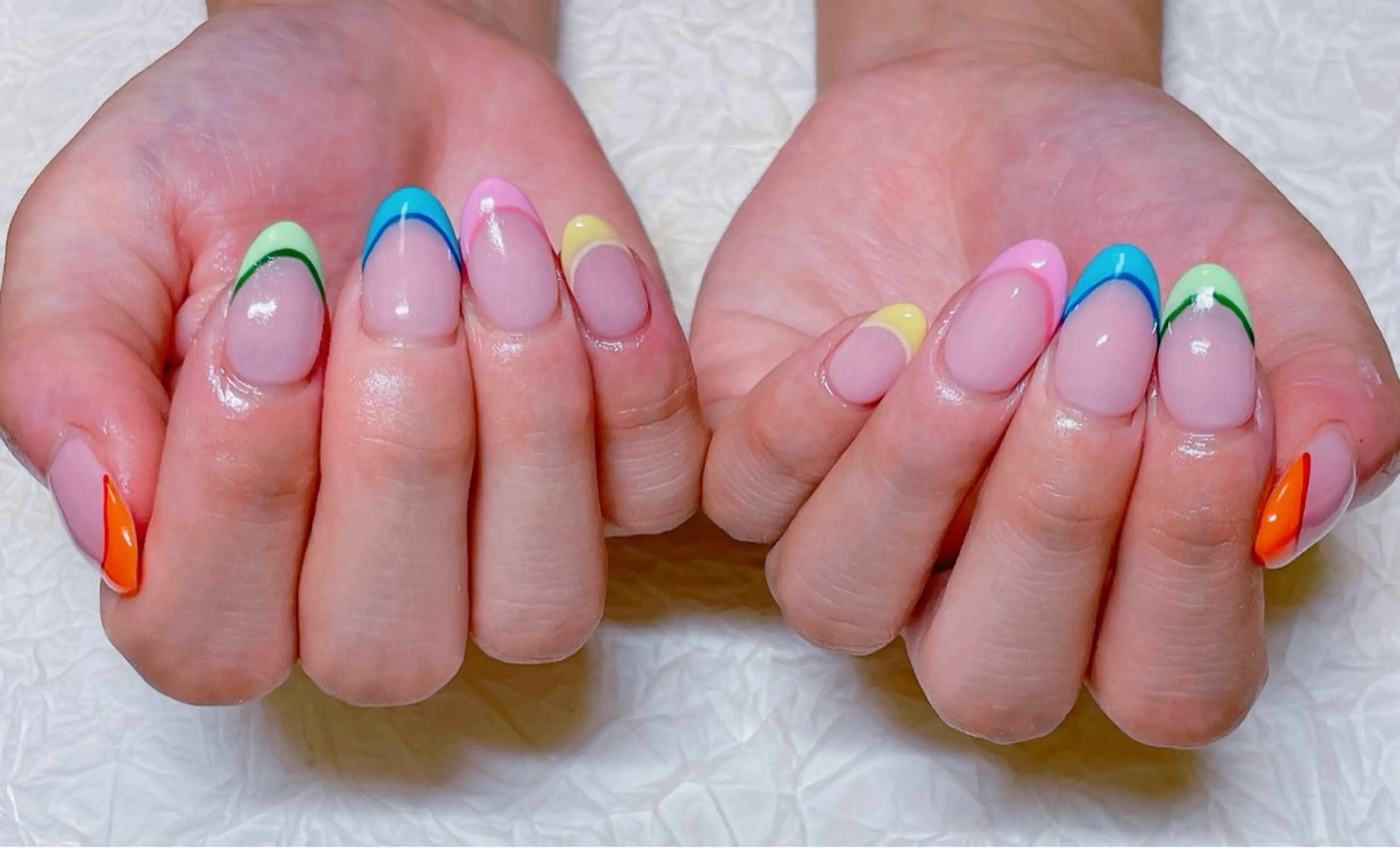 ネイル アートネイル チークネイル フットネイル フレンチネイル ジェルネイル ハンドネイル ゆ か_Nails💫のネイルデザイン