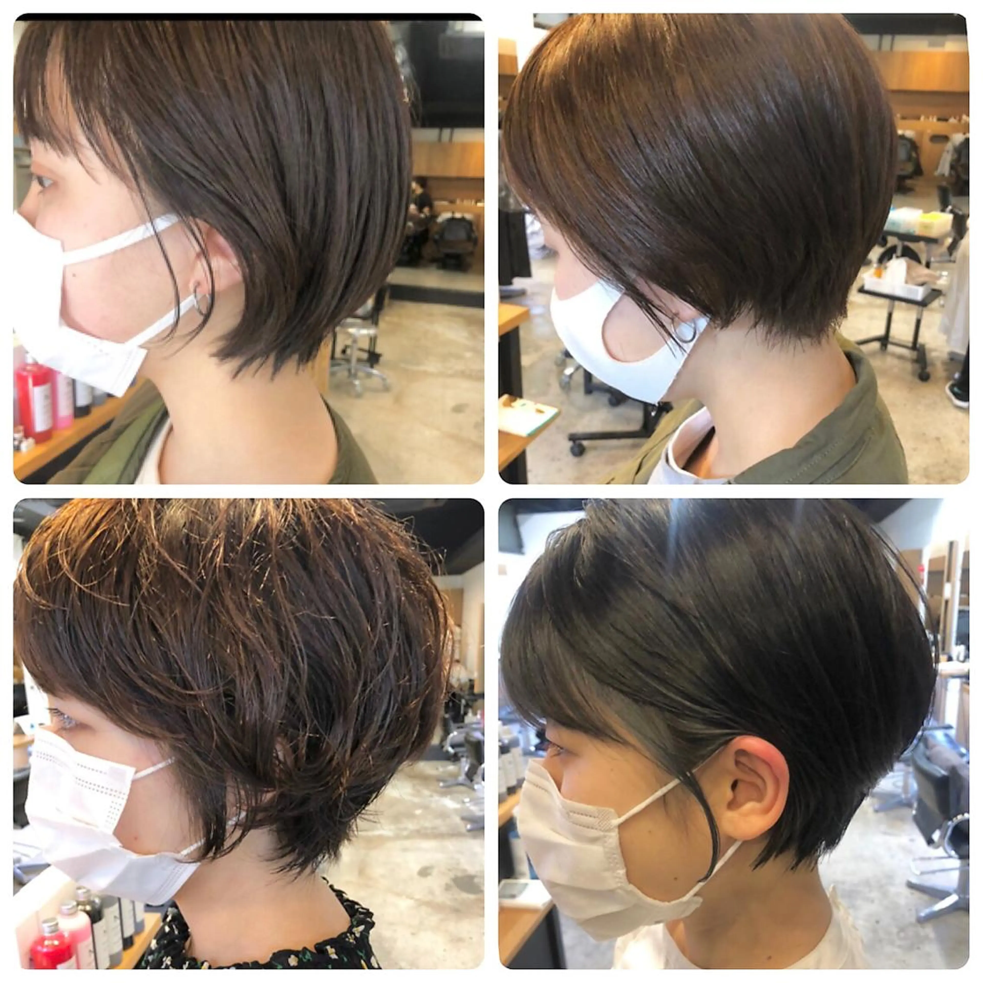ショート ショートカット🍃 岡元瑞貴のヘアスタイル