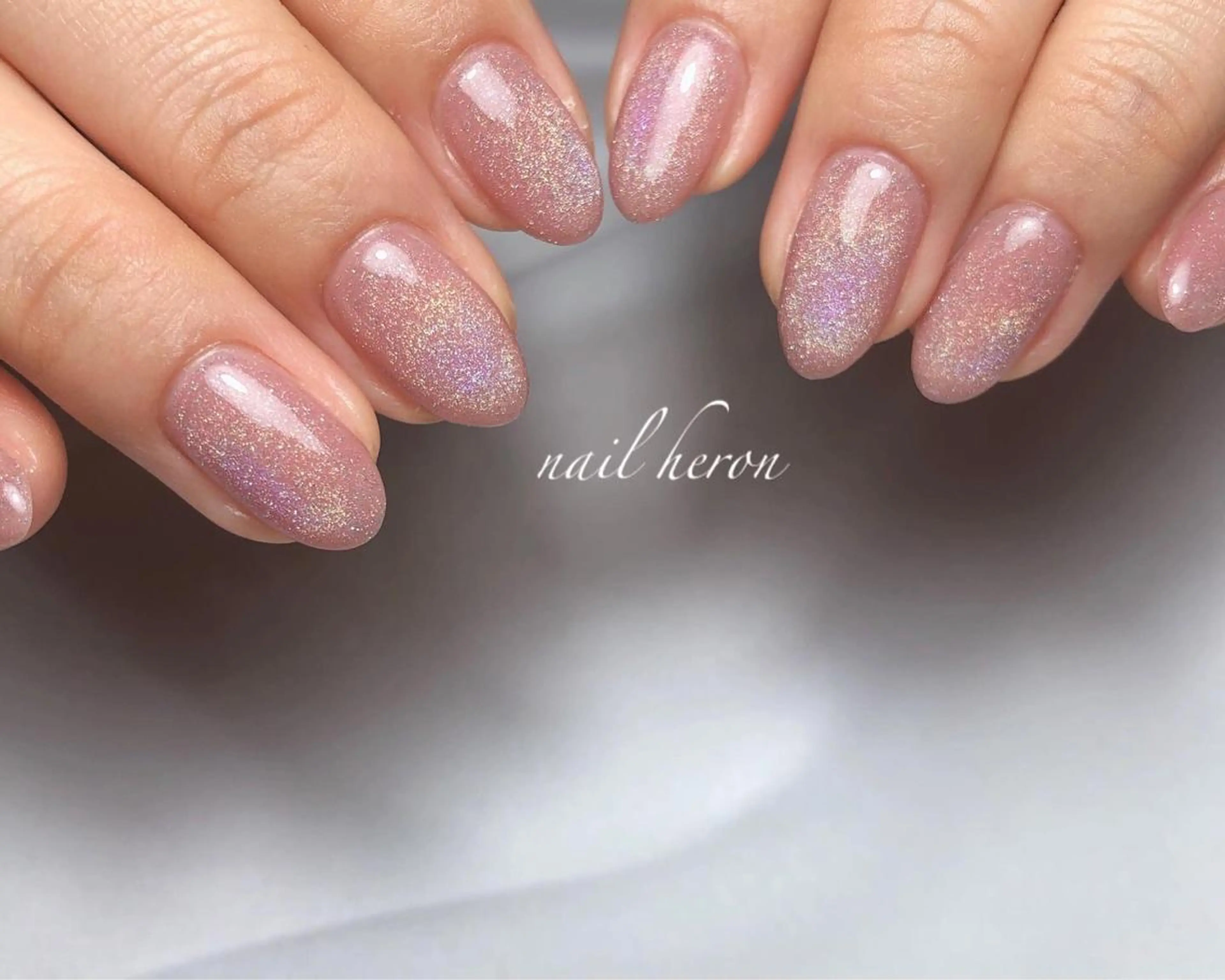 ネイル マグネットネイル ピンク ハンドネイル nail heron所属・saki_ nail heronのその他イメージ