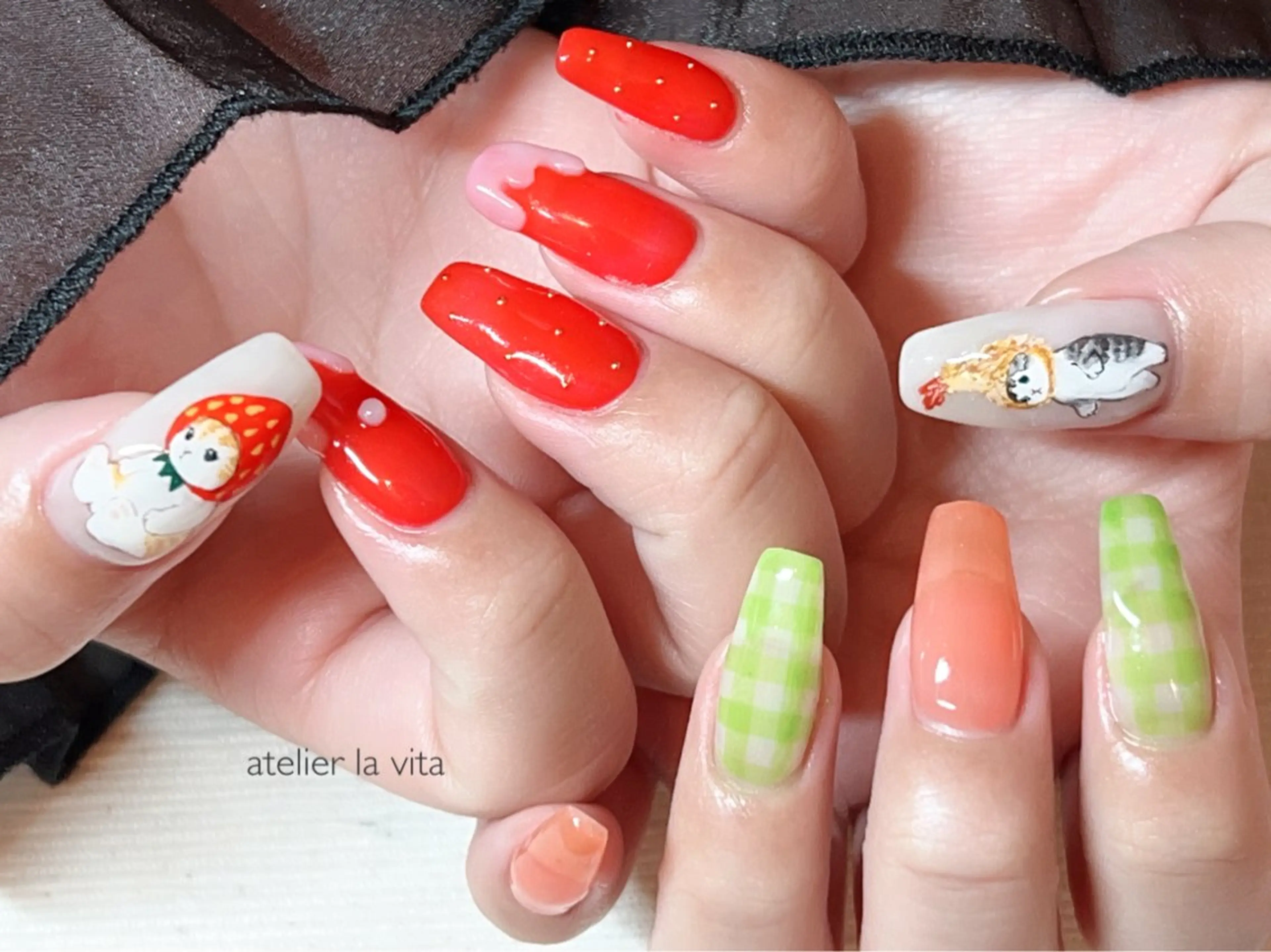 ネイル アートネイル atelier la vita所属・lavita. mimuraのネイルデザイン