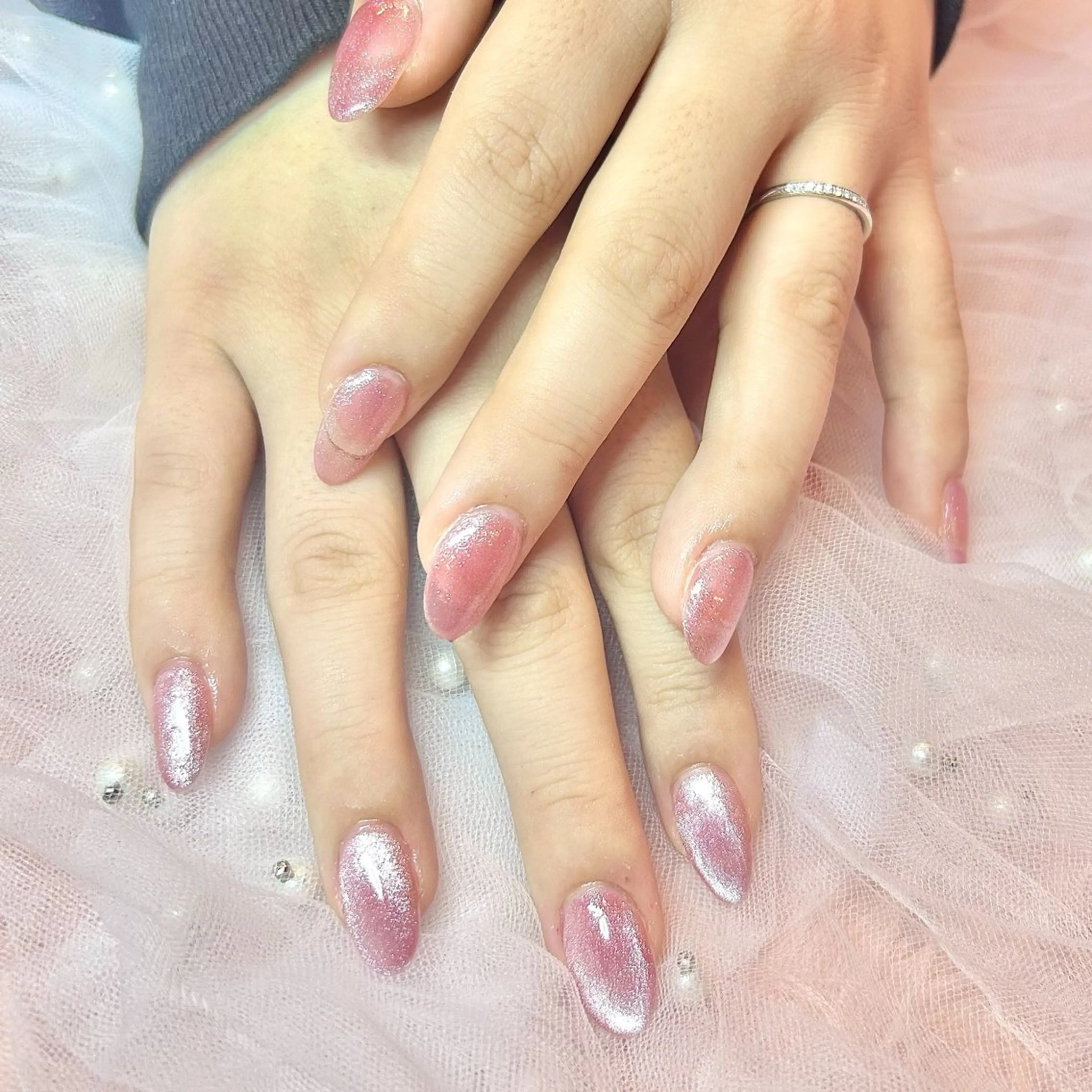 ネイル マグネットネイル ハンドネイル Alissa  Nail所属・長さだし/新栄町駅 Alissaのネイルデザイン