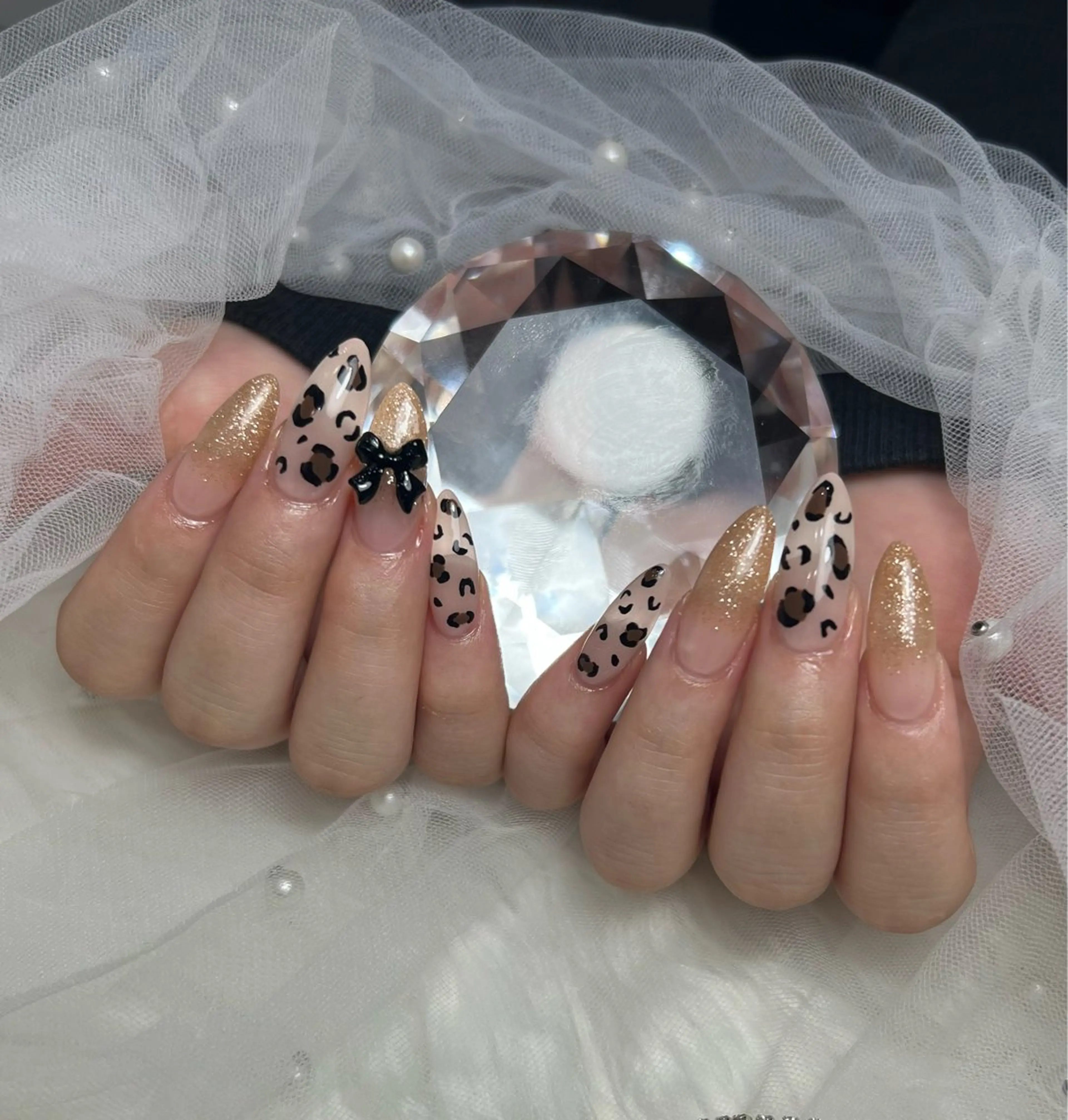 ネイル アートネイル リボン pyuna. nailのネイルデザイン