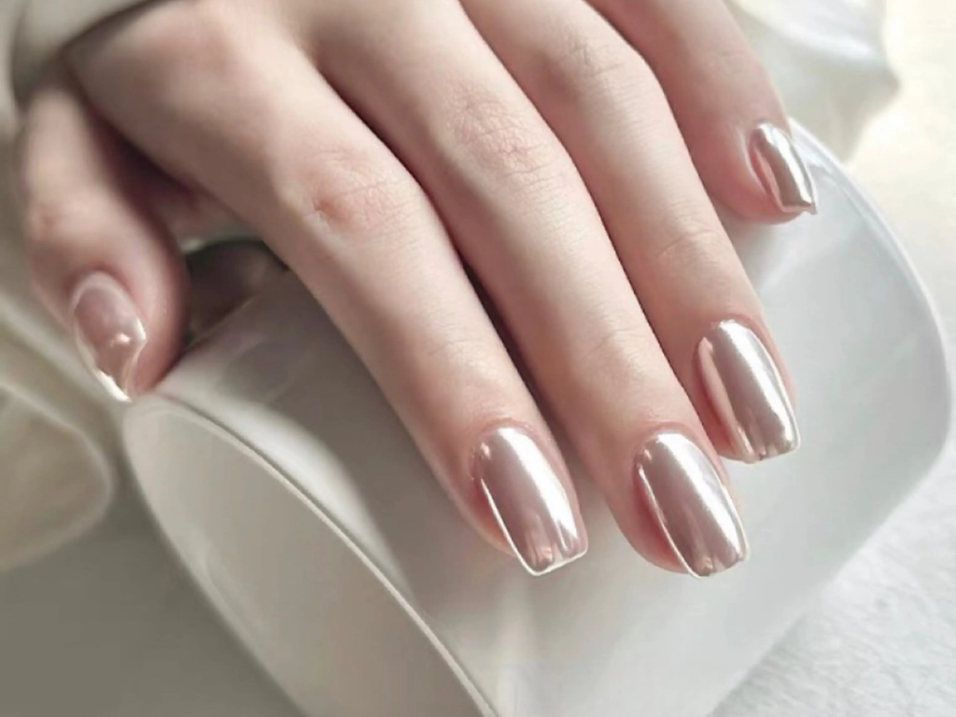 ネイル オーロラネイル チークネイル 長さ出し フットネイル フレンチネイル AND Nail 長さだし専門新宿店のネイルデザイン