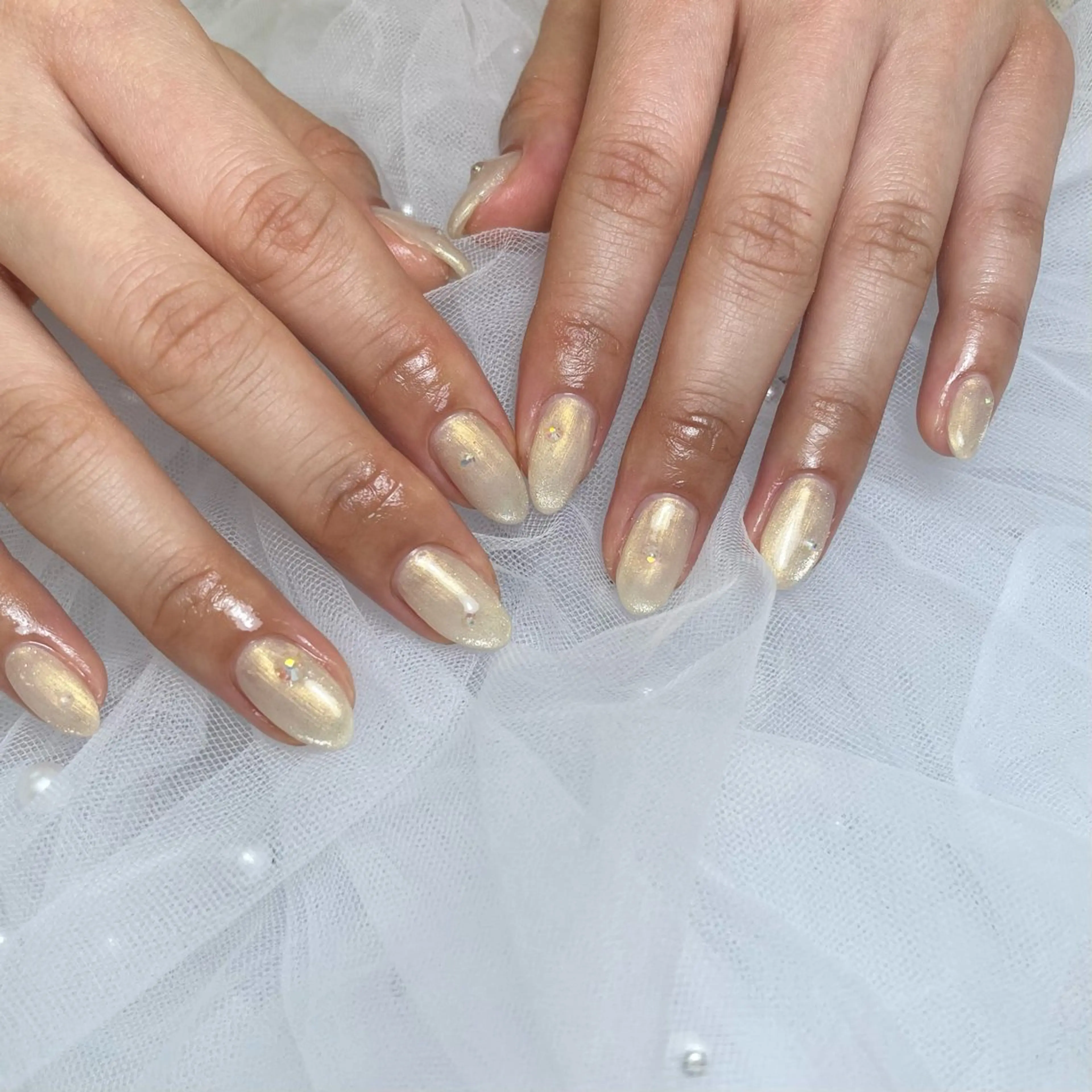 ネイル オーロラネイル ジェルネイル マグネットネイル ハンドネイル フットネイル S LOUNGE NAIL所属・パーツたくさん🍓 SUMIのネイルデザイン