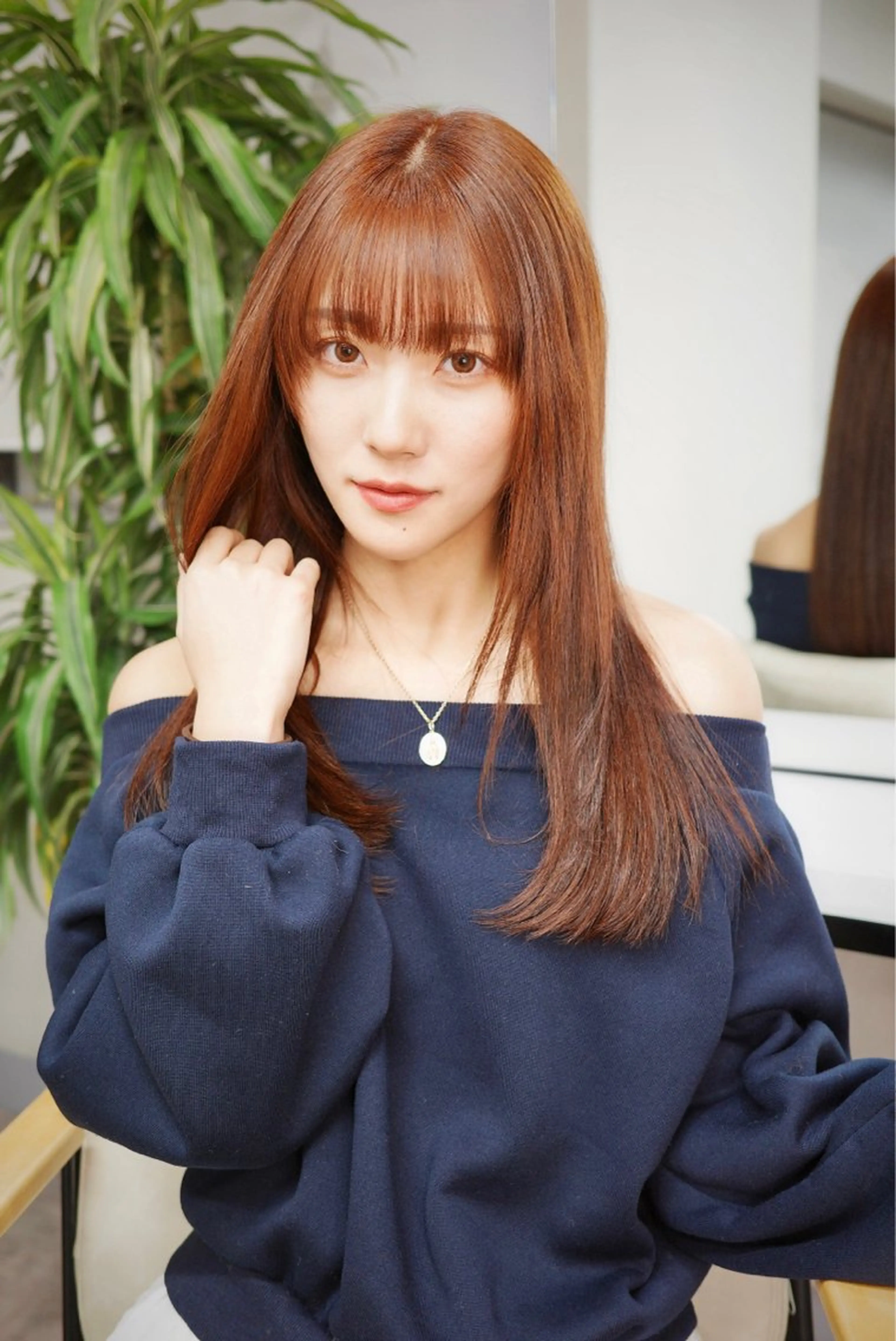 セミロング カラー レイヤーカット ELTE表参道所属・✨上品レディーなヘア スタイルへ✨髙木諒也のヘアスタイル