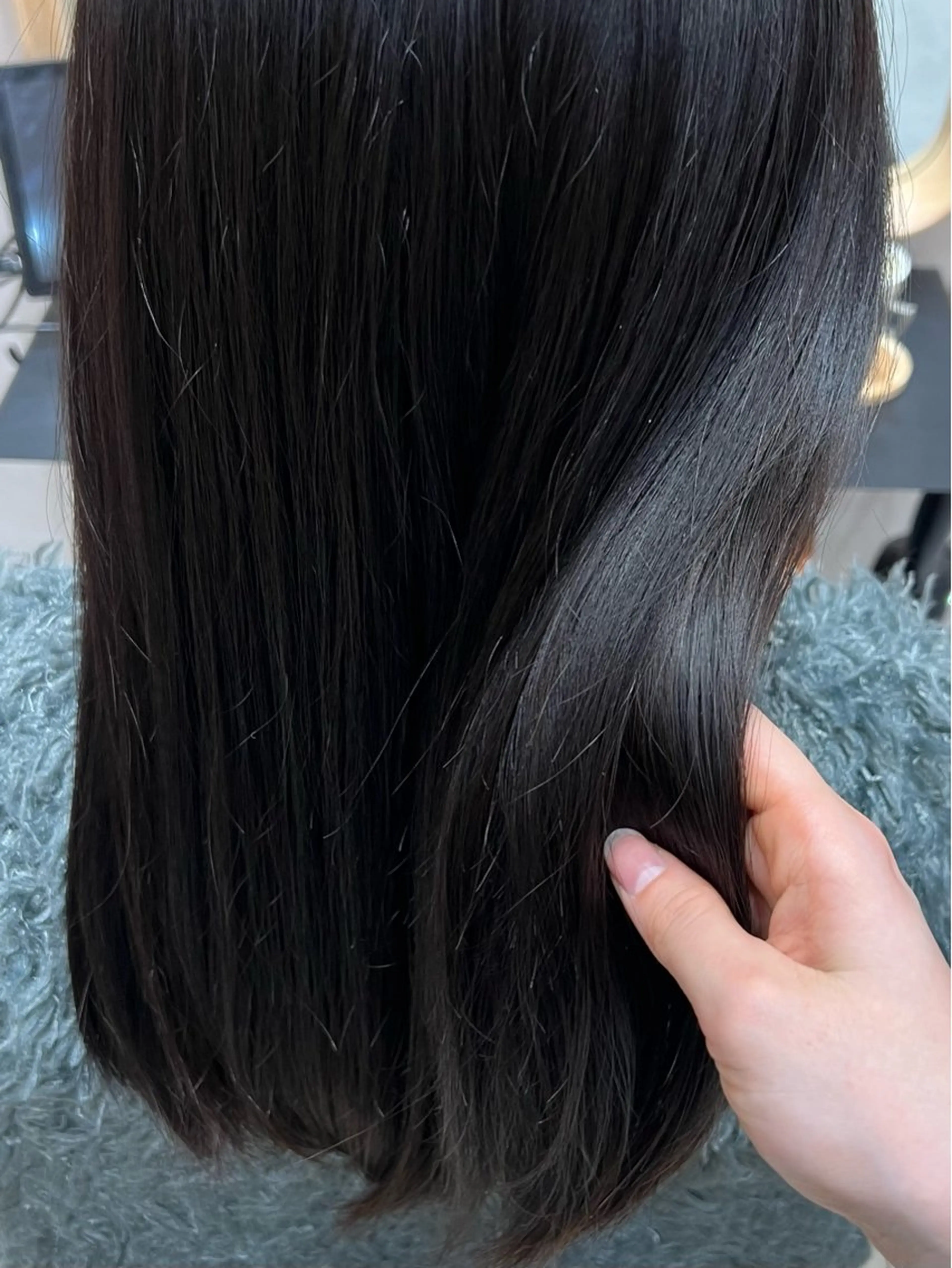 ミディアム カラー 透明感カラー ヘアカラー トリートメント 透明感/明るめ ヘア/kazui🐈のヘアスタイル