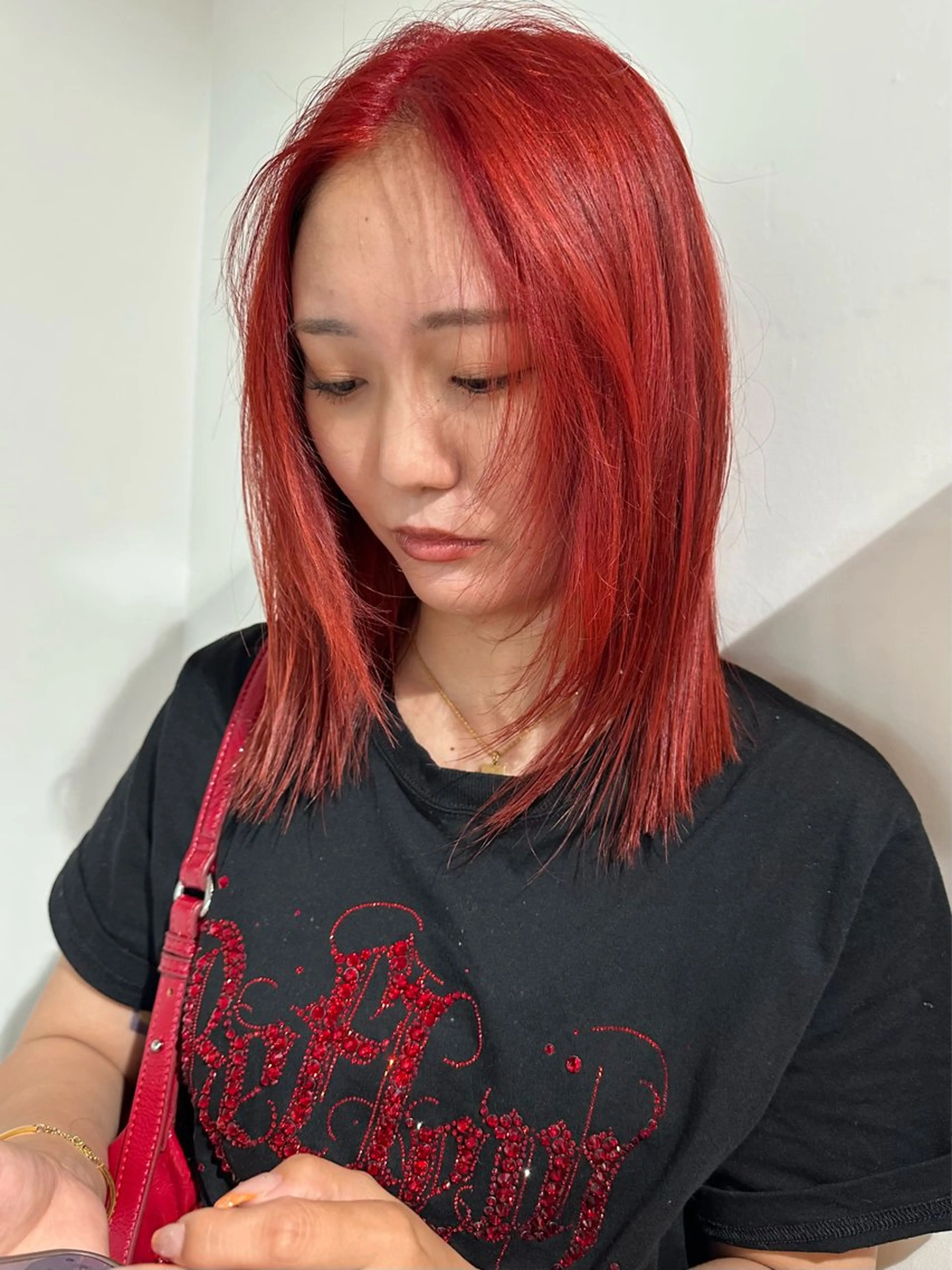 ミディアム カラー カット ヘアカラー 🎀オイダイラ モモカ🎀のヘアスタイル