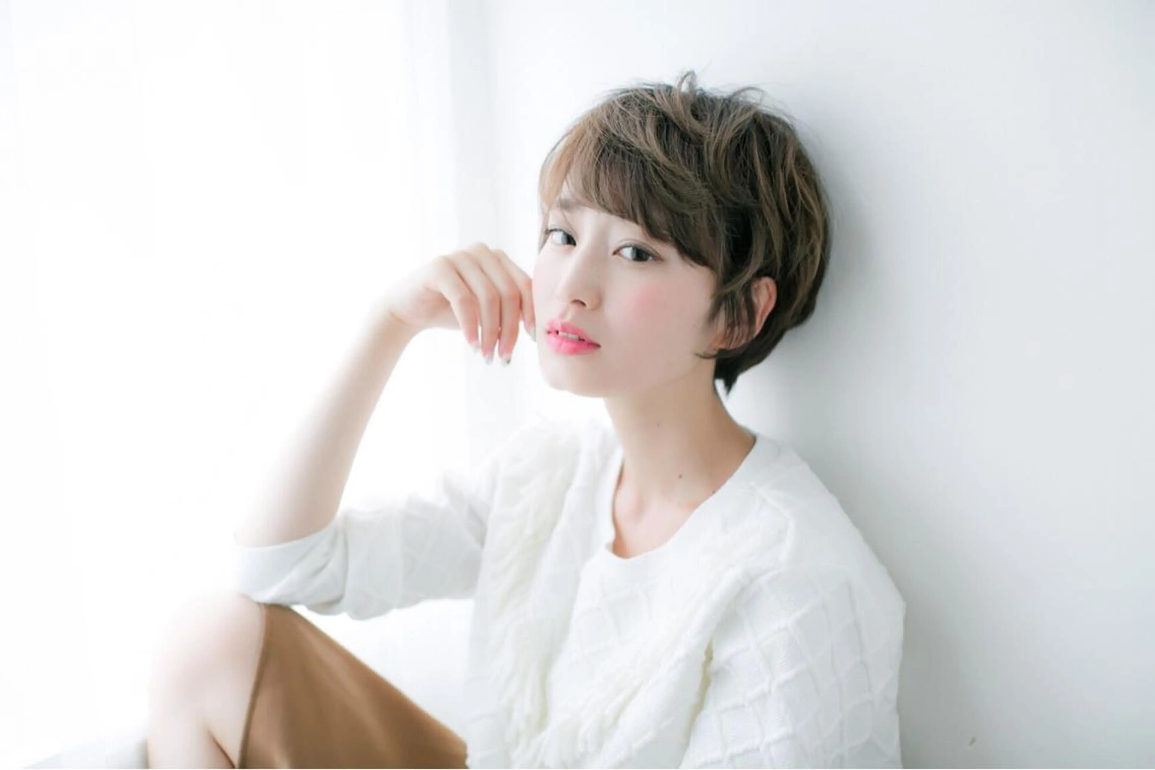 ショート ヘアカラー 島田 竜輔のヘアスタイル