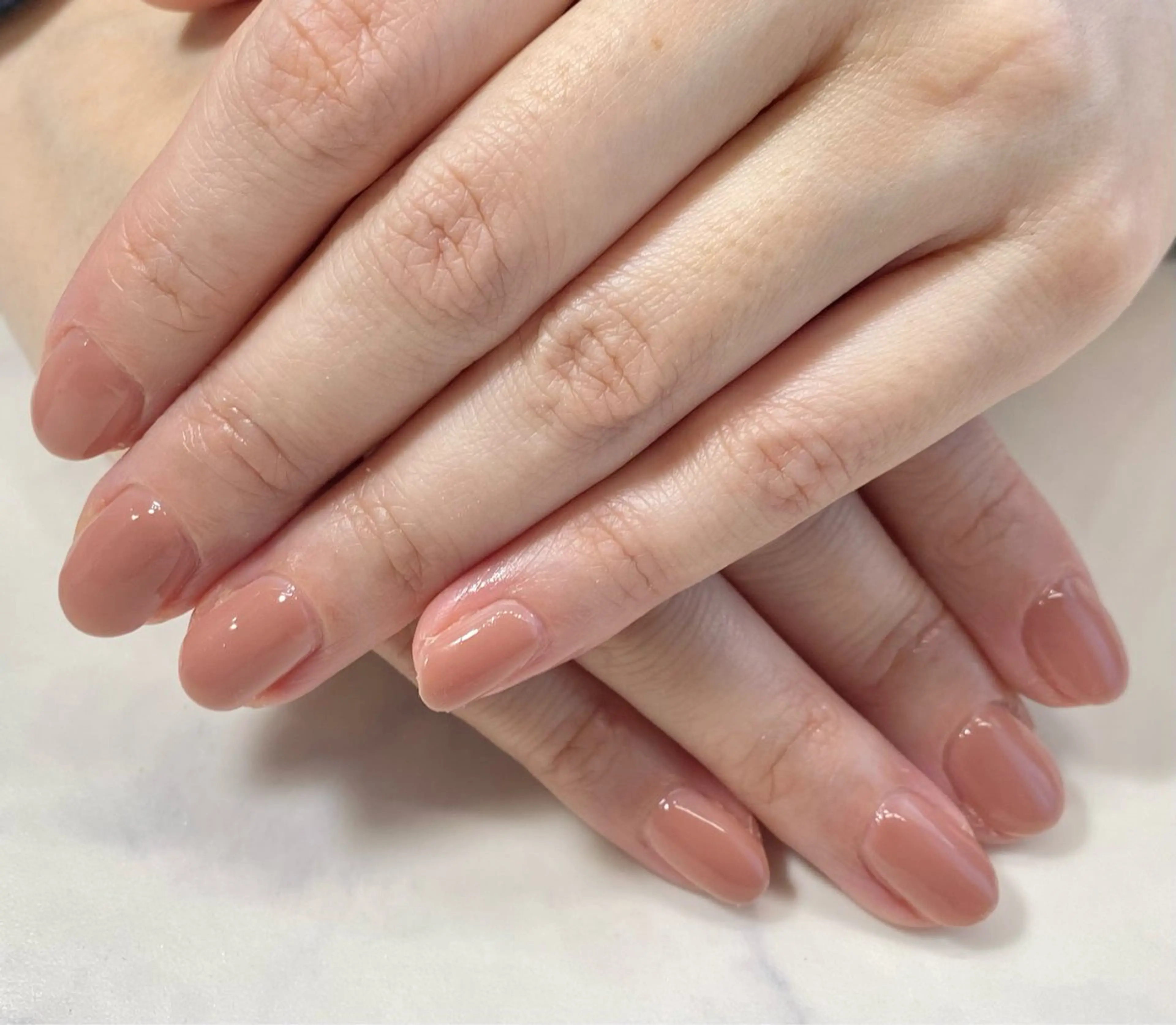 ネイル ワンカラーネイル Nail Salon Three所属・Three いわなべのネイルデザイン