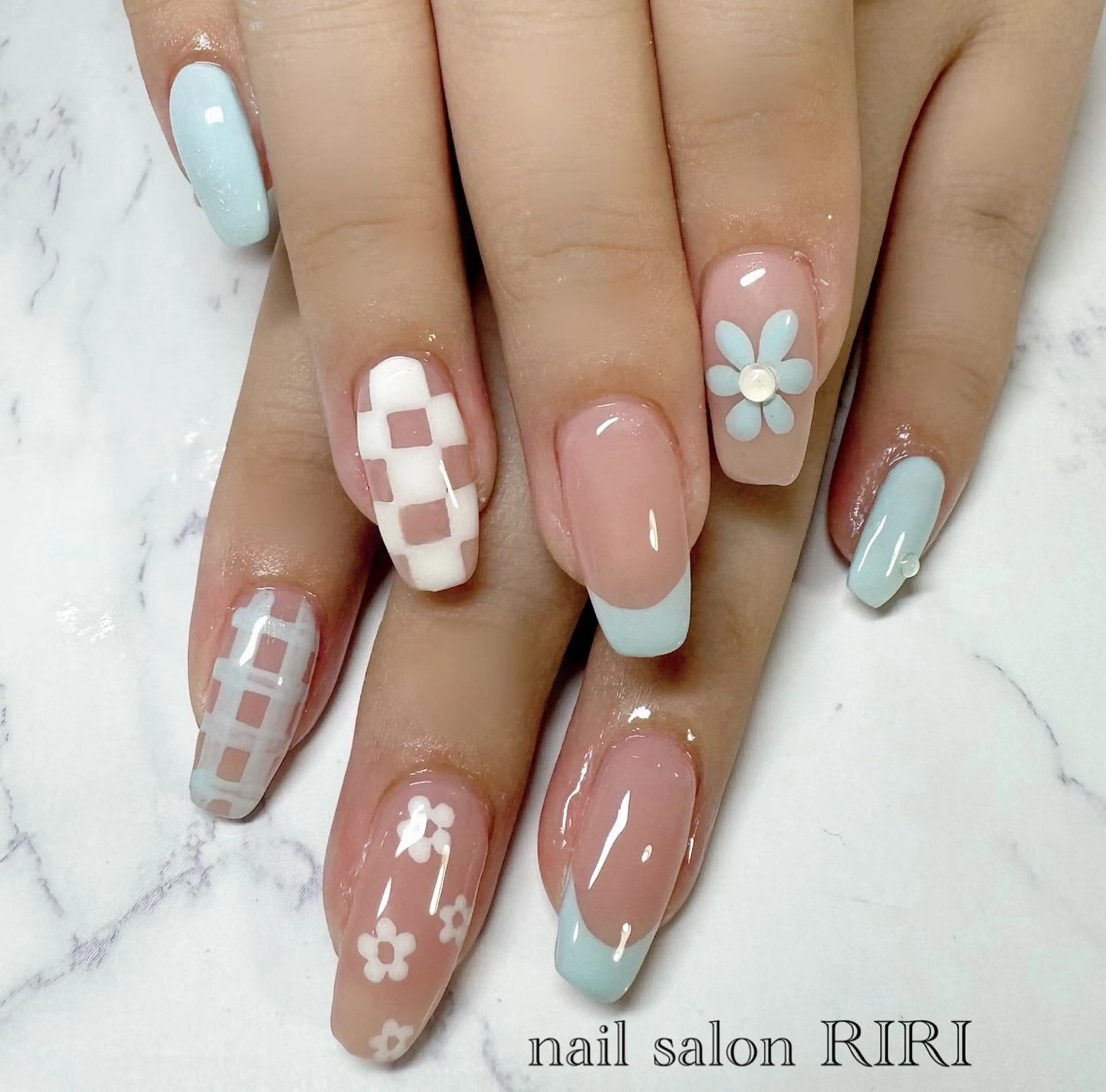ネイル 春ネイル private  nail  salon RIRI所属・RIRI リリのネイルデザイン