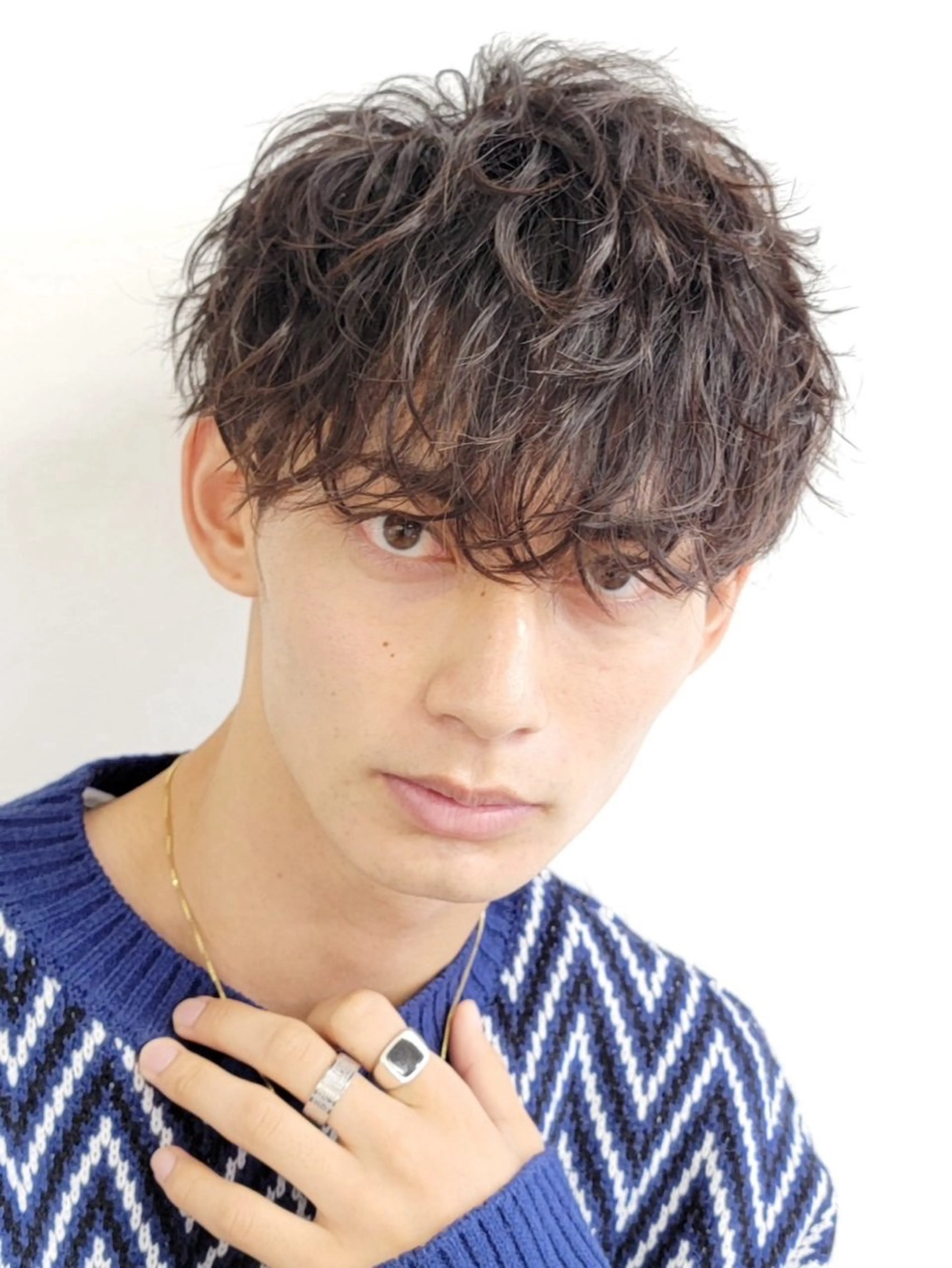 パーマ 原宿波巻きスパイラル パーマTOSHIのヘアスタイル