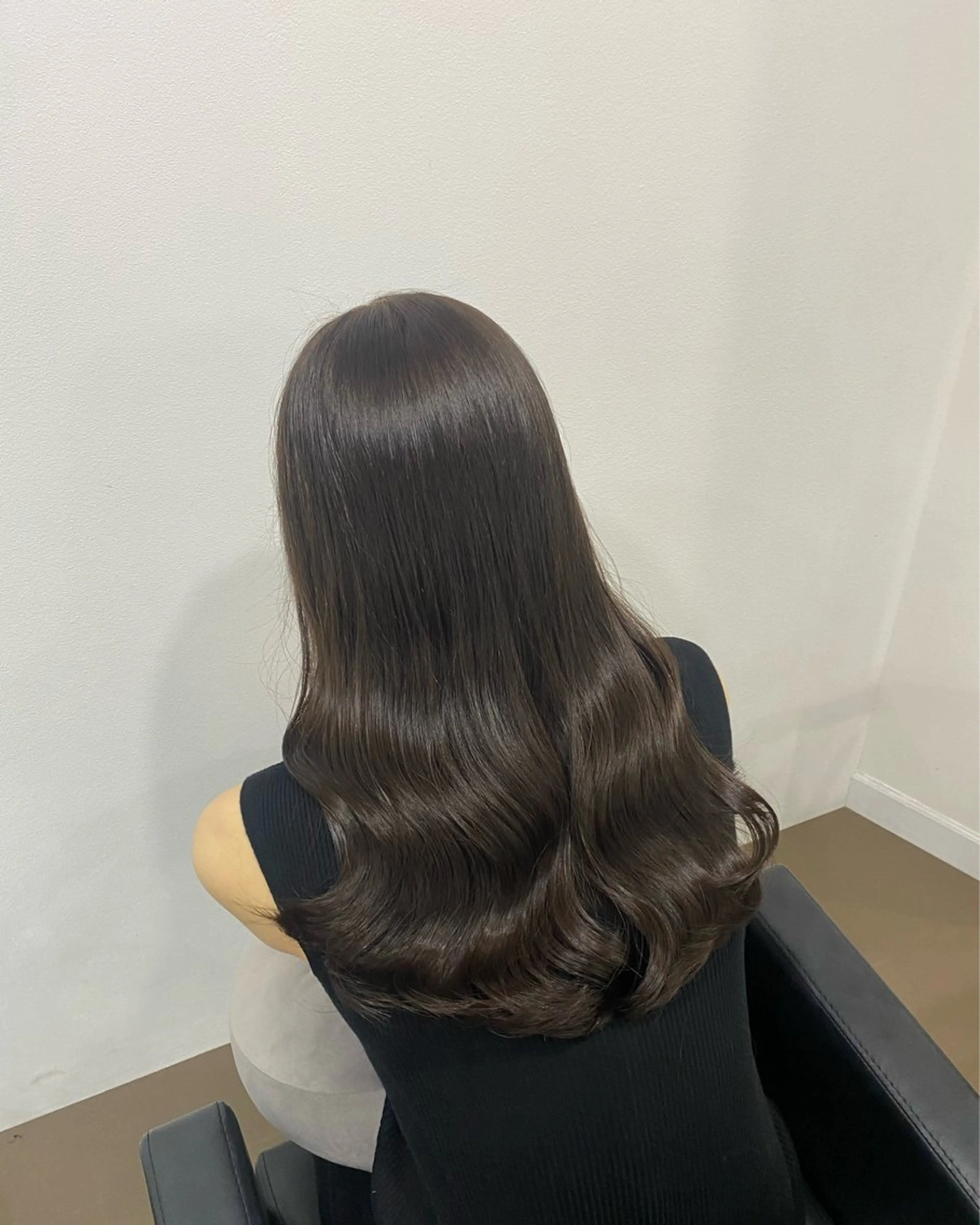 ロング 川元 春奈のヘアスタイル