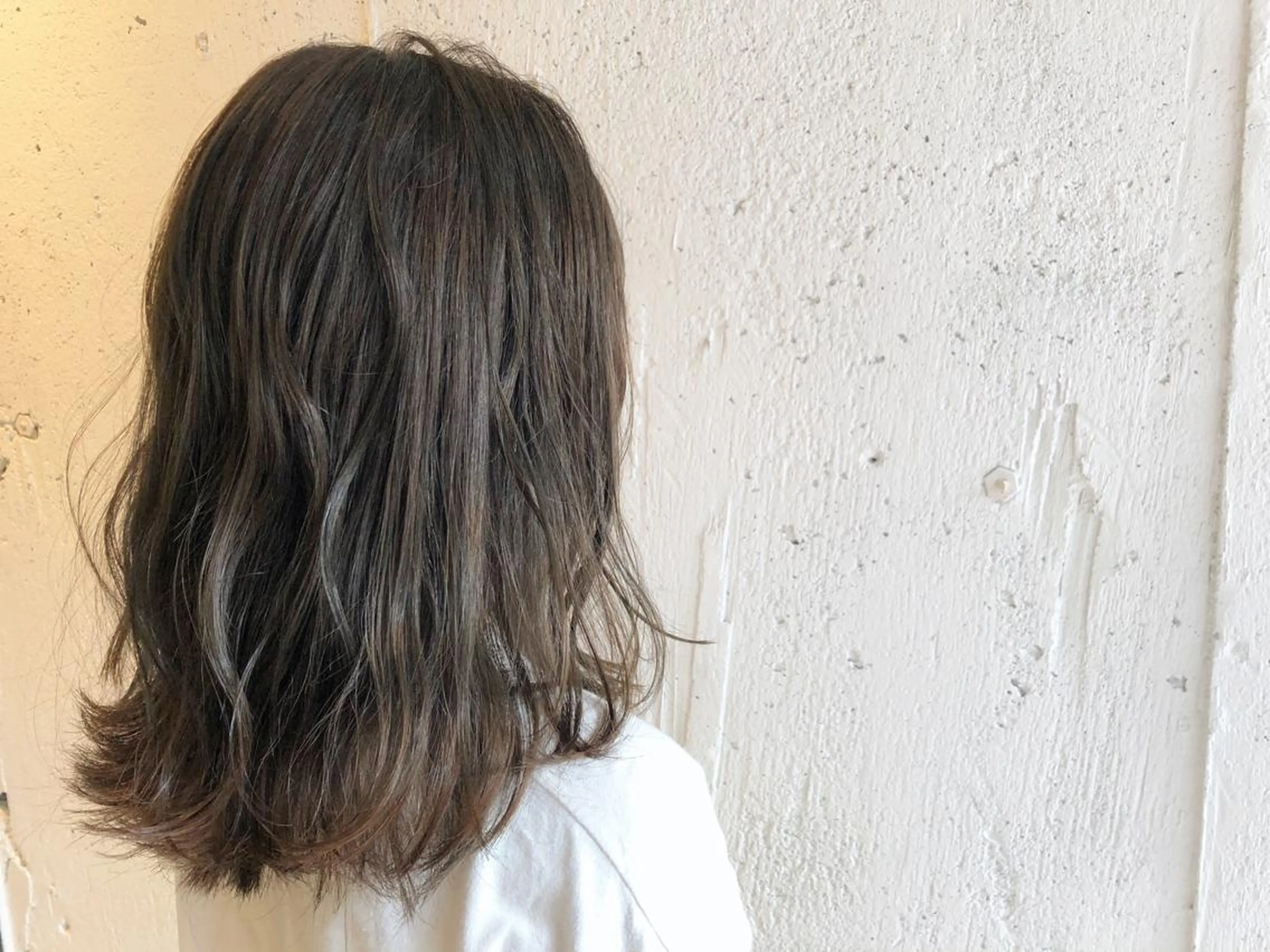 ミディアム カラー アッシュ カット ヘアカラー トリートメント ciAo!所属・ふくだ りさ【ciAo!】のヘアスタイル