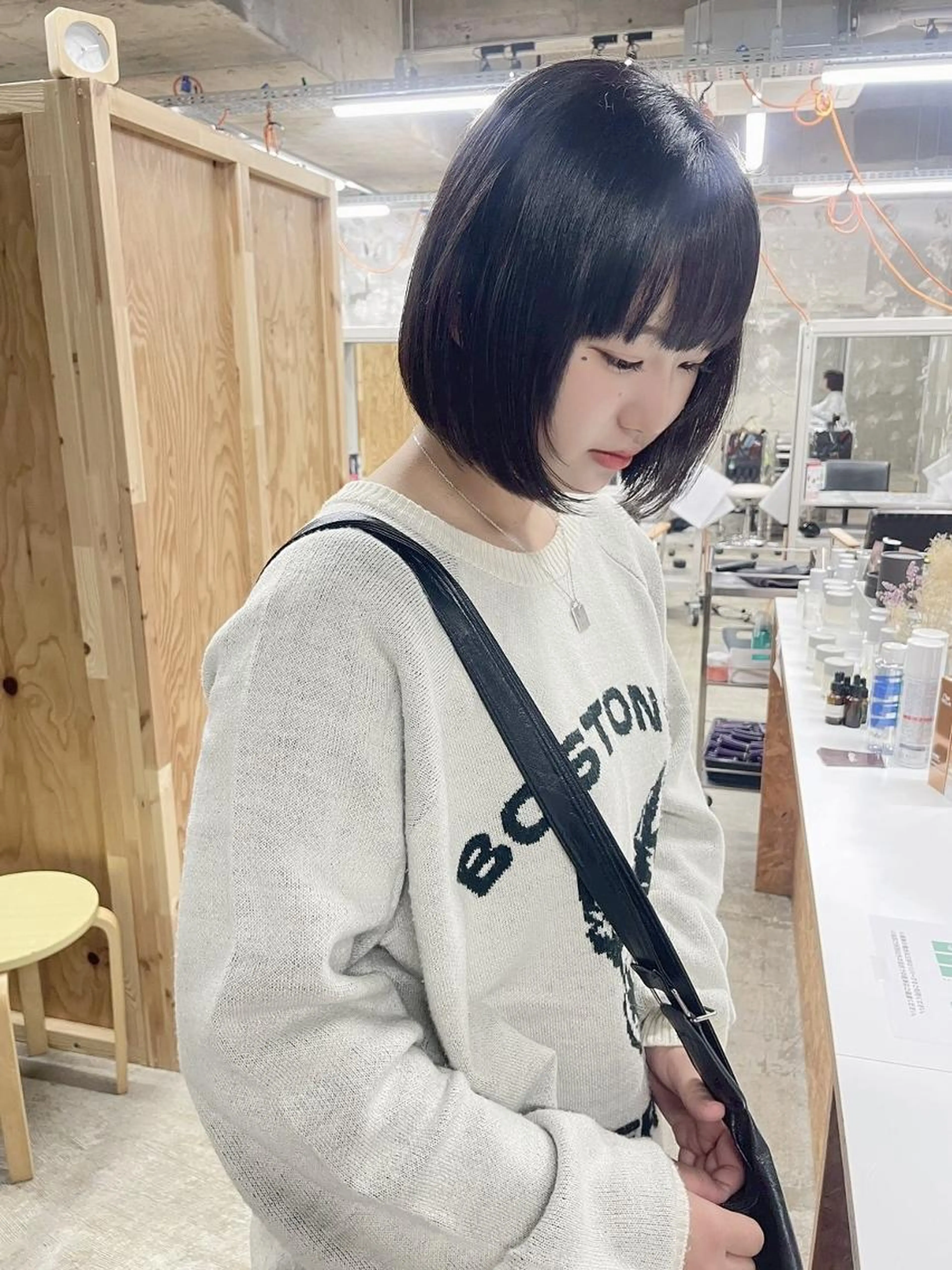 《小顔カット🎀》似合わせボブカット🩵＋保湿トリートメント🧴🫧の写真