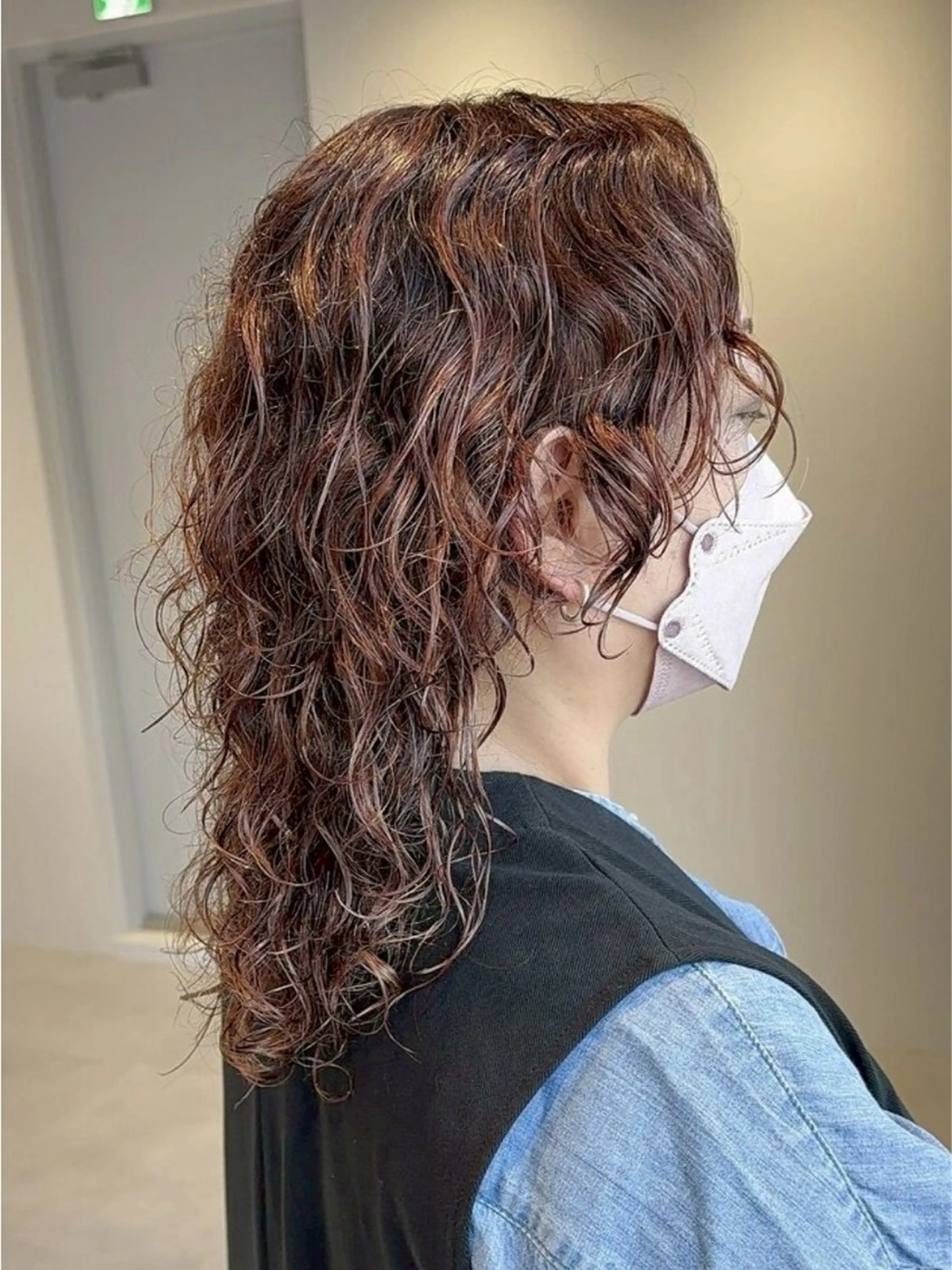 セミロング くせ毛 似合わせカット 10月カット無料！ 当日予約〇大村✨️のヘアスタイル
