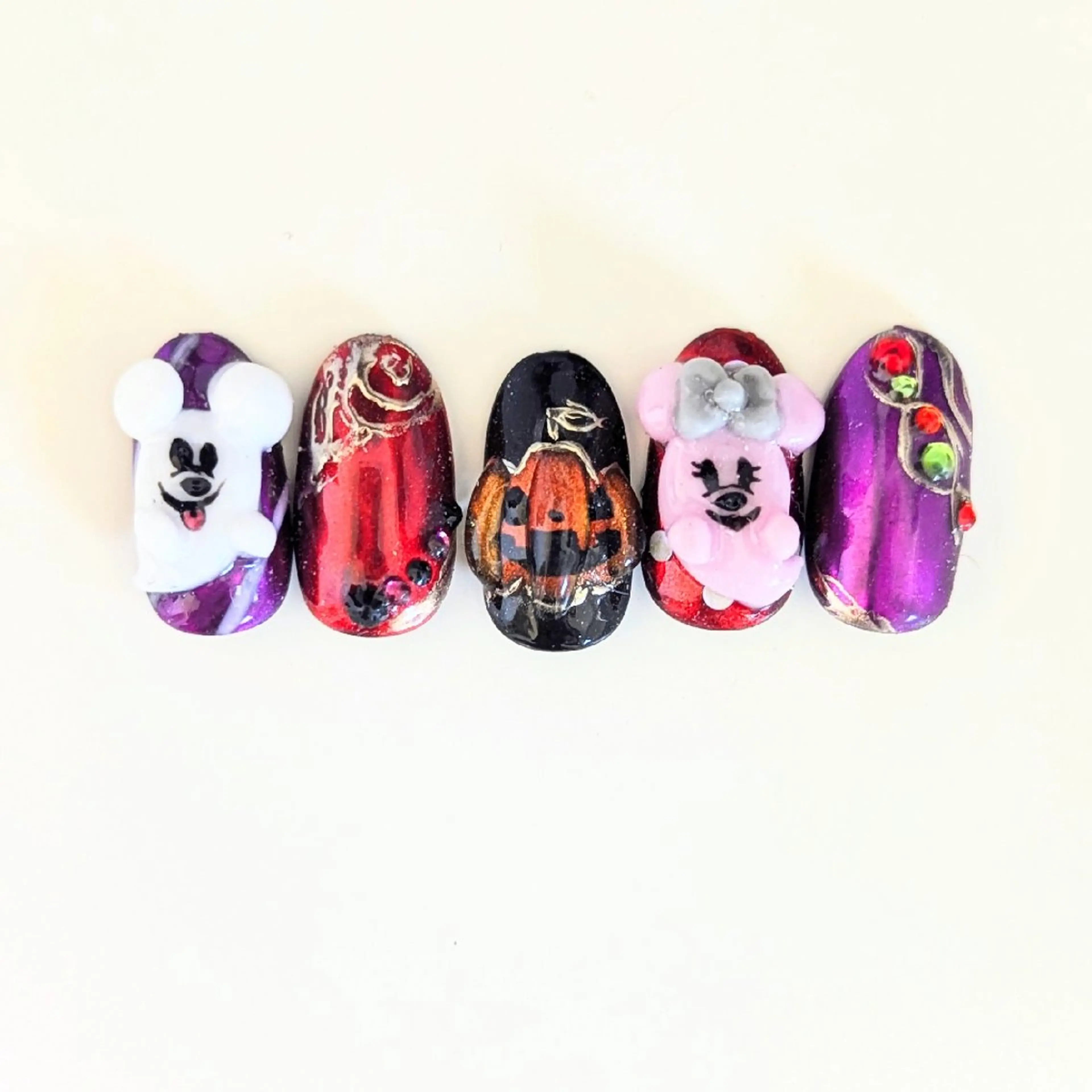 ネイル ハロウィン ハンドネイル aycnail 　Ayakaのネイルデザイン