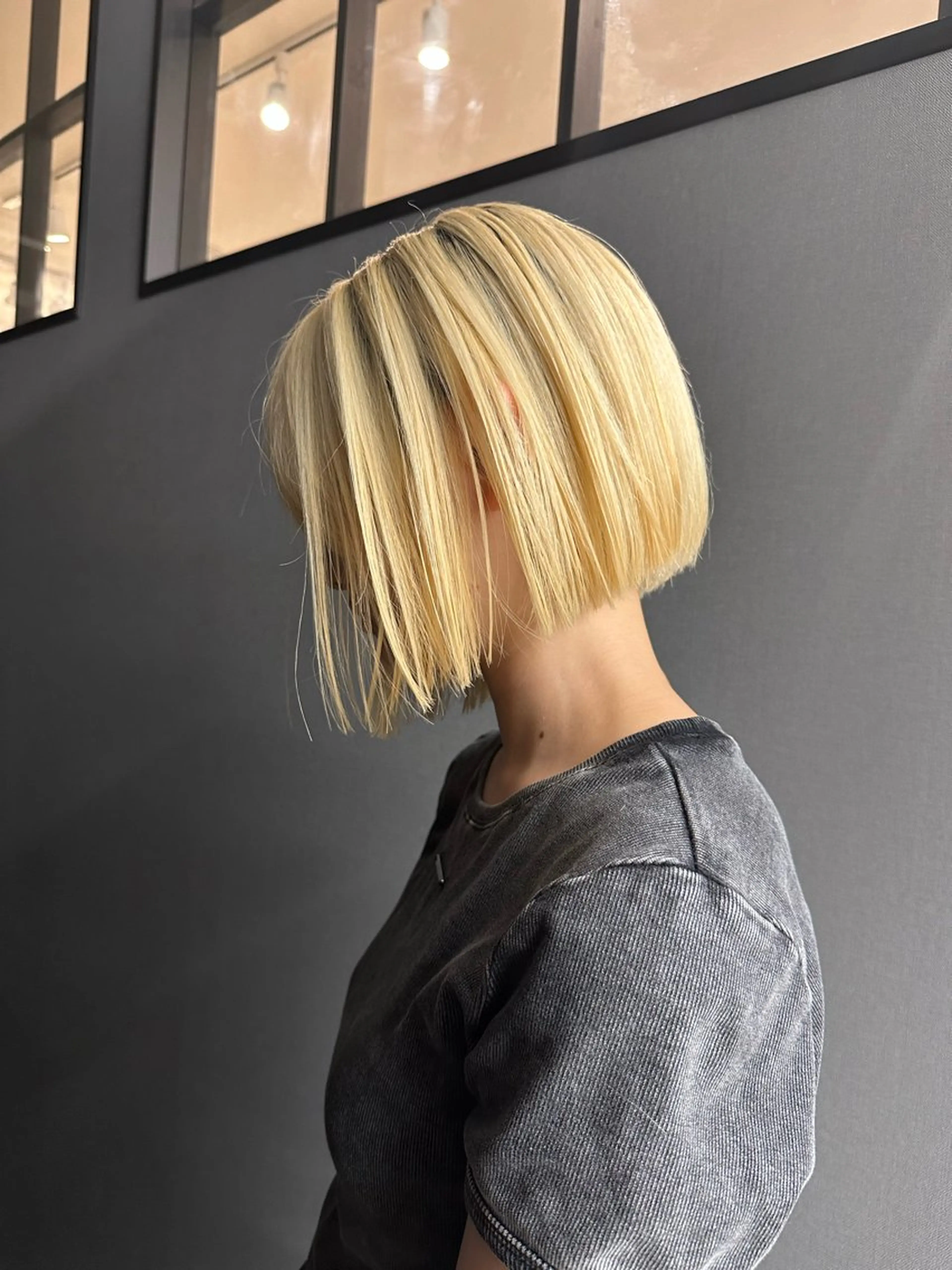 ショート 切りっぱなしボブ ボブ sand所属・レイヤーカット ハッシュ/そうたのヘアスタイル
