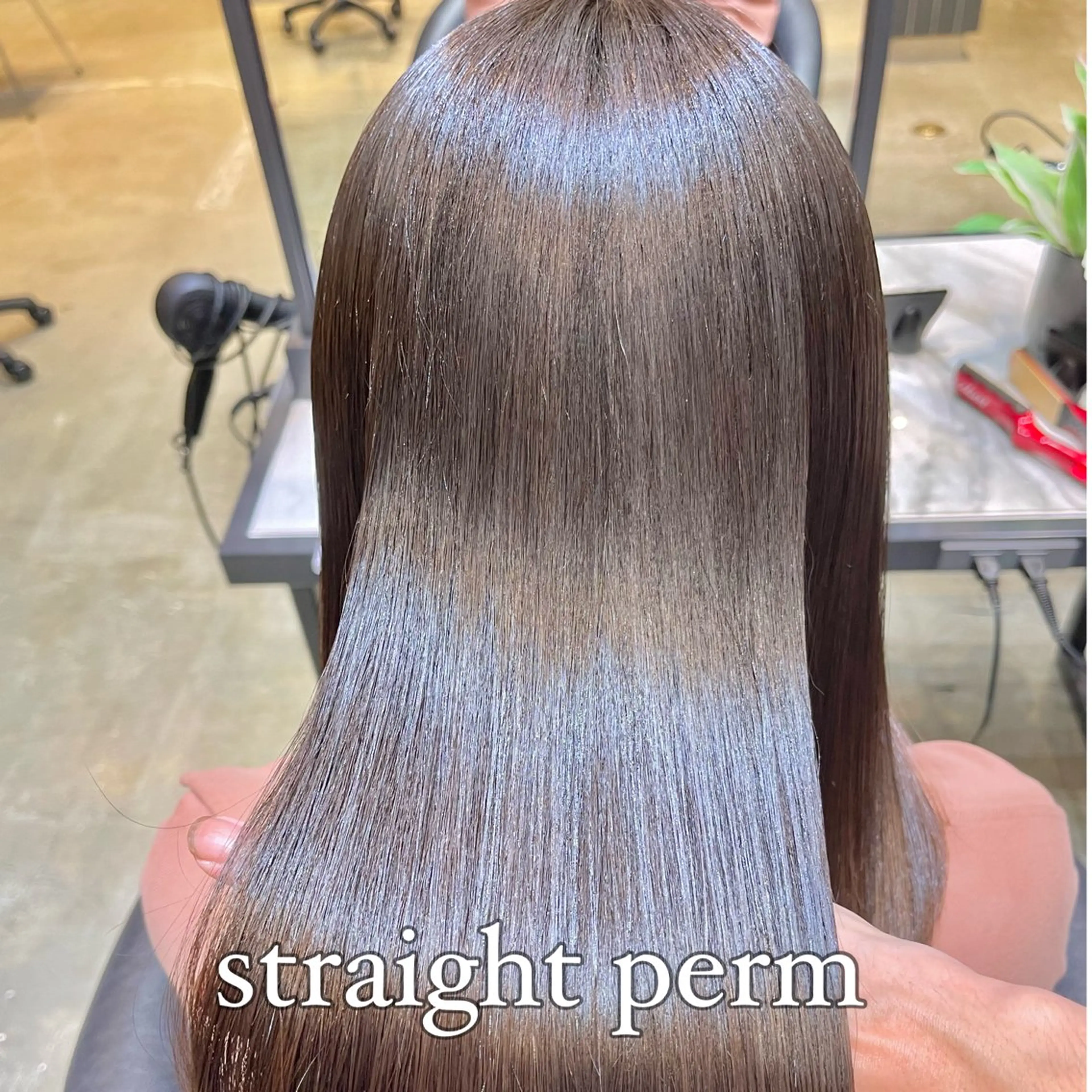 ロング パーマ カット 縮毛矯正 トリートメント ✨縮毛矯正　韓国ヘア レイヤー✨大濱快斗のヘアスタイル