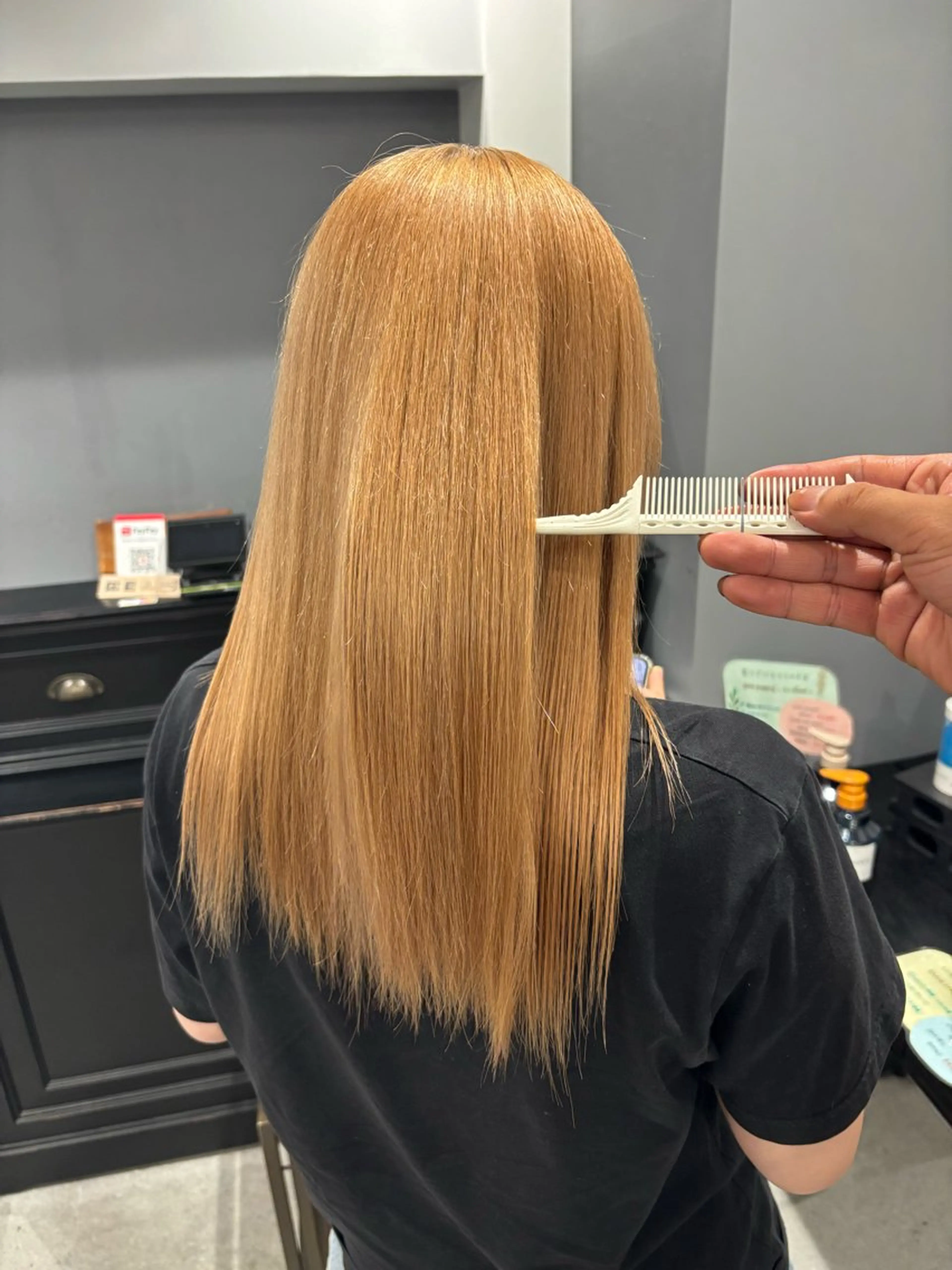ロング カラー カット ヘアカラー CAPA 無料カットモデル募集のヘアスタイル