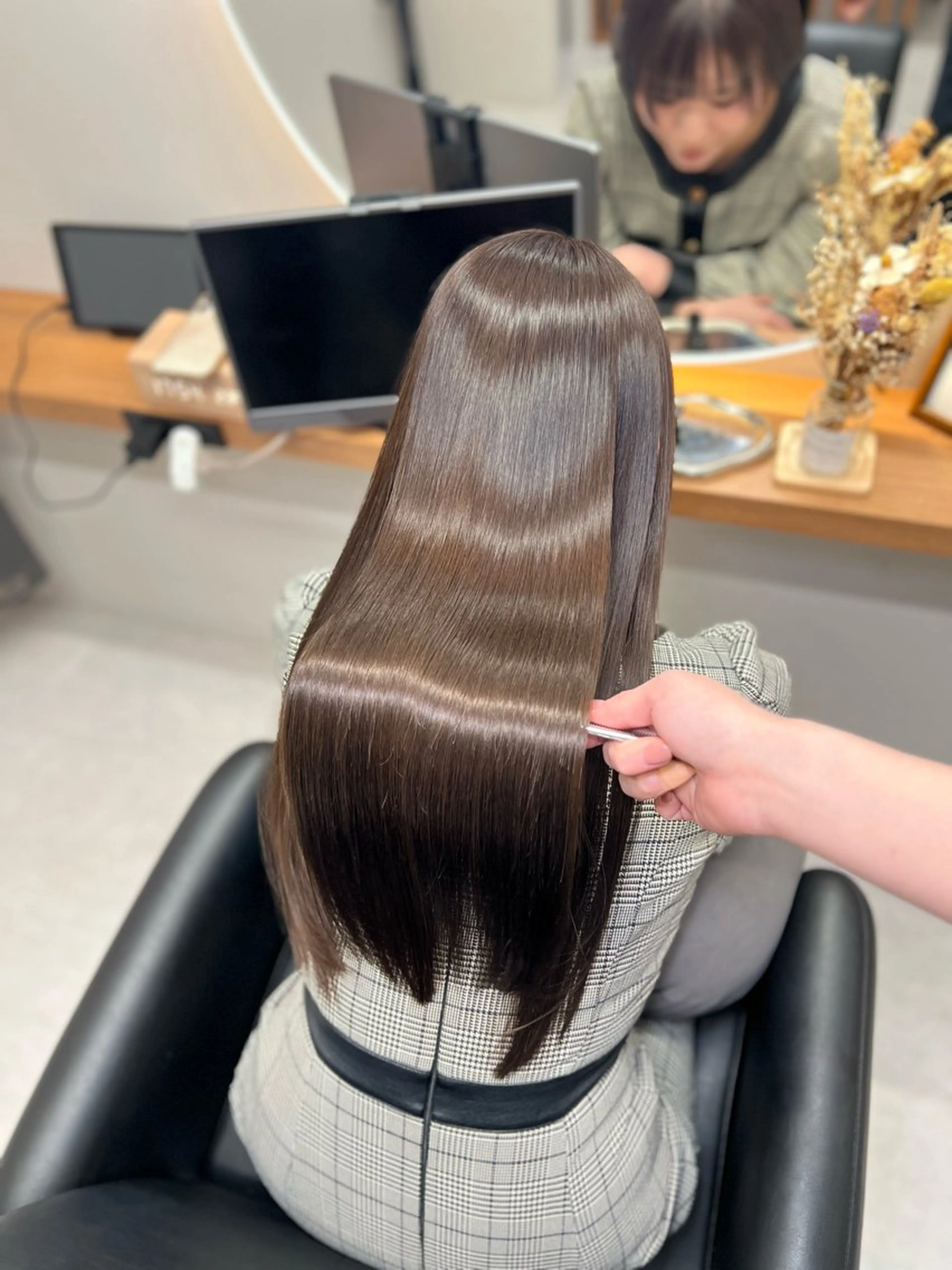 ロング カラー 髪質改善 縮毛矯正 BEKKAN by youres hair所属・当日予約OK⭕️ 佐藤太一のヘアスタイル