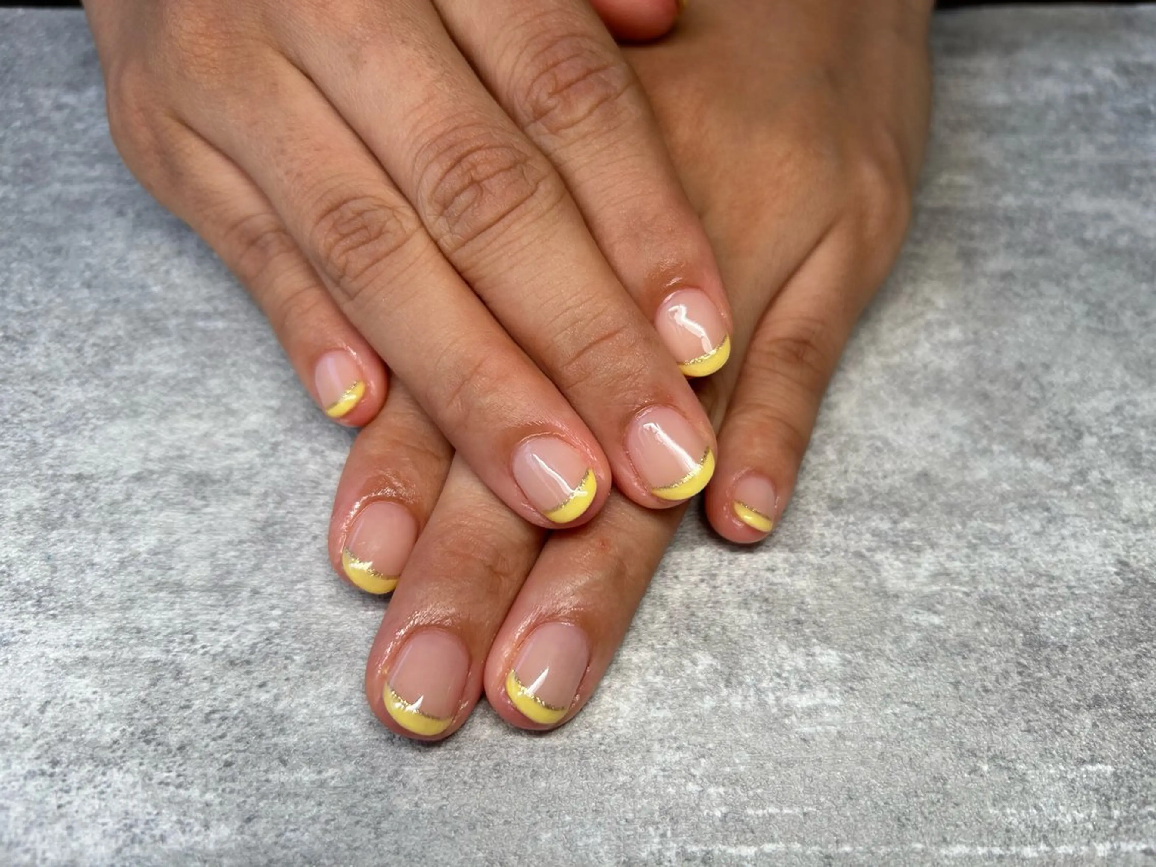 ネイル フレンチネイル シンプルネイル Lisa’s Salonのネイルデザイン