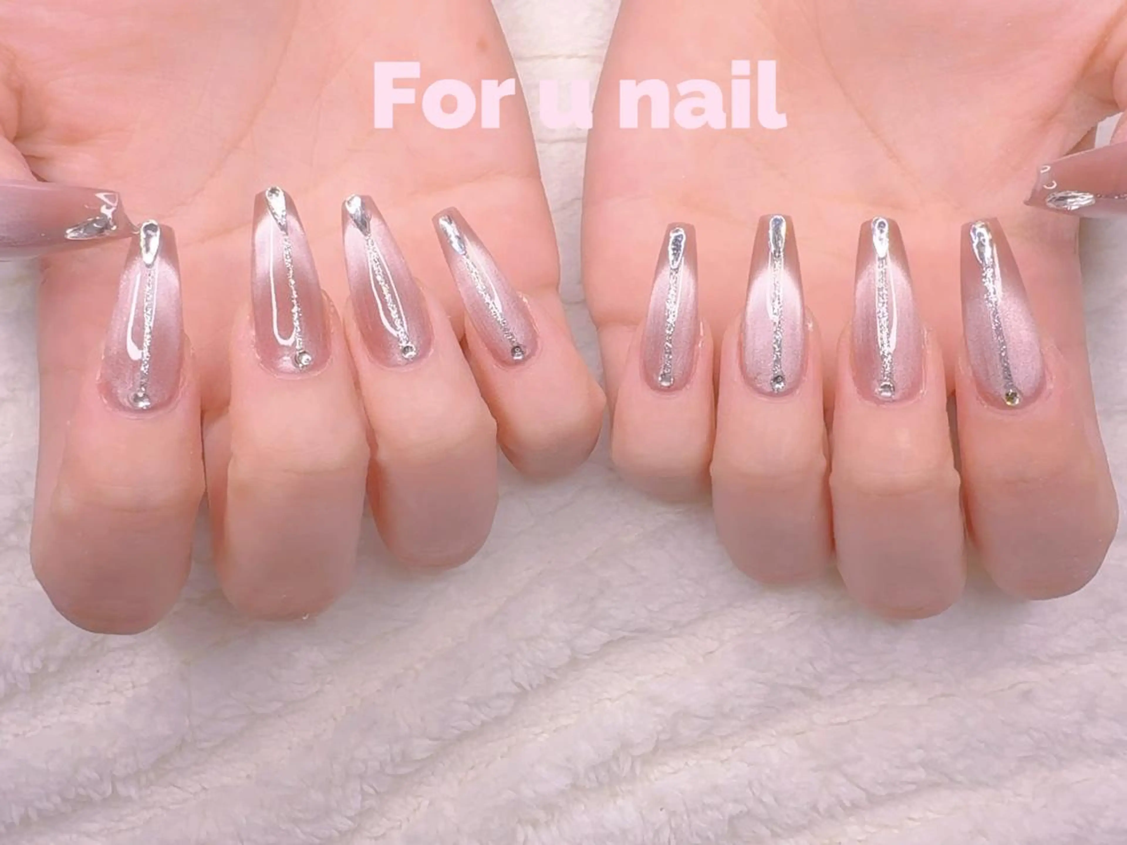 ネイル 成人式 韓国ネイル オフィスネイル ハンドネイル ハンドケア For U nail スカルプ専門店のネイルデザイン