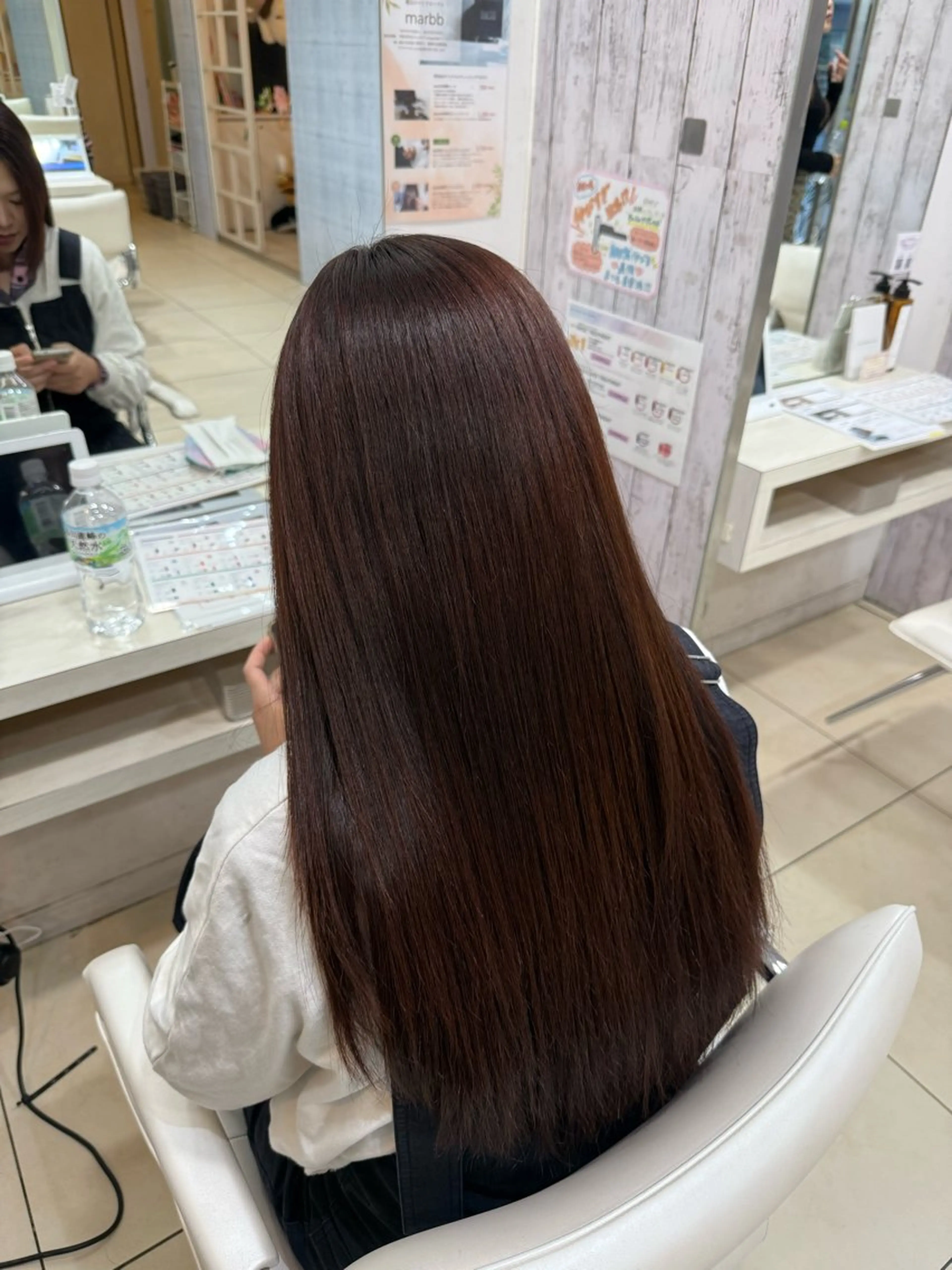 ロング カラー まとまらない髪に🌼 髪質改善｜長島 彩瑛のヘアスタイル