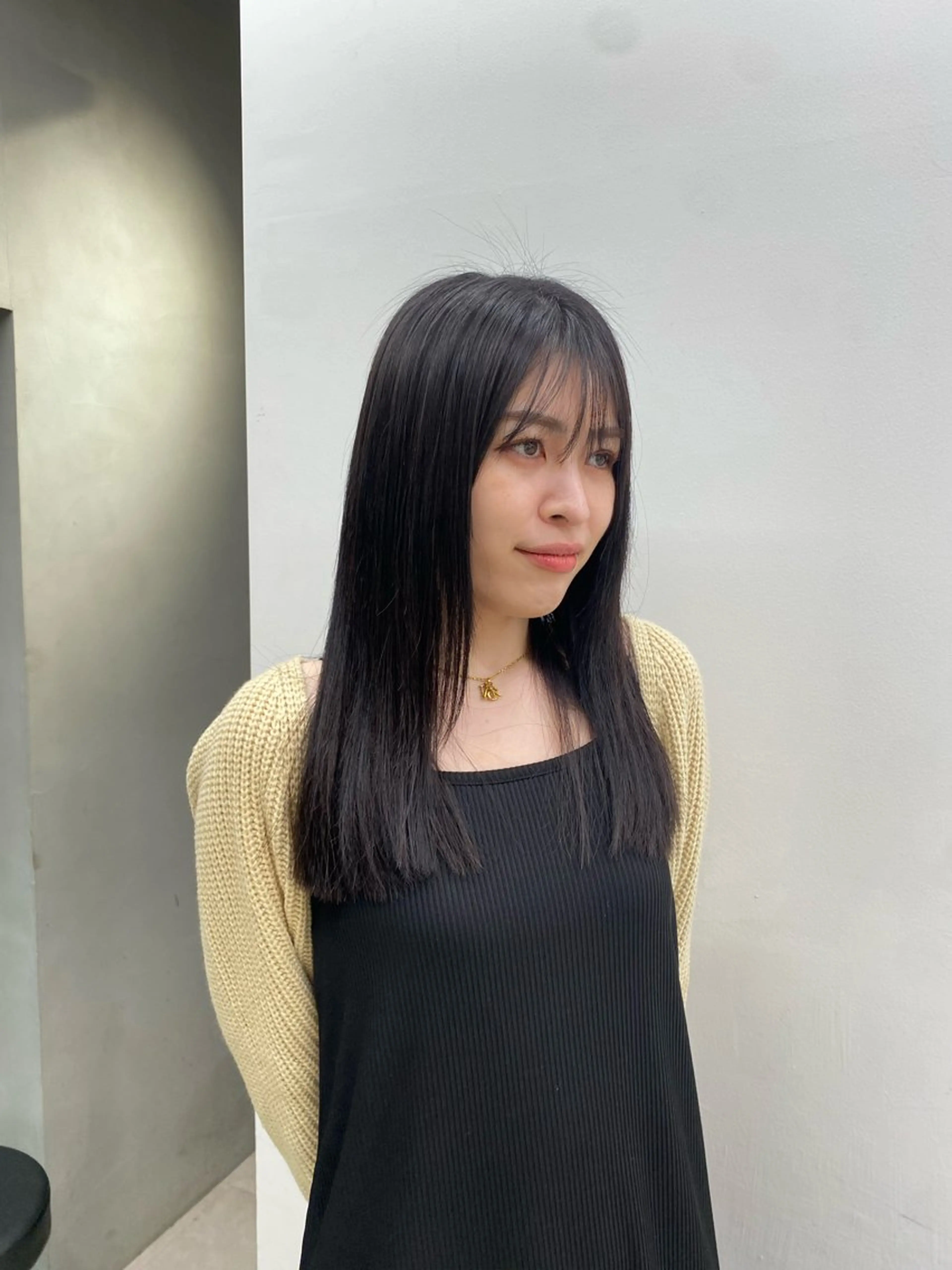 ロング カラー カット ヘアカラー 縮毛矯正 noa/ 渋谷のヘアスタイル