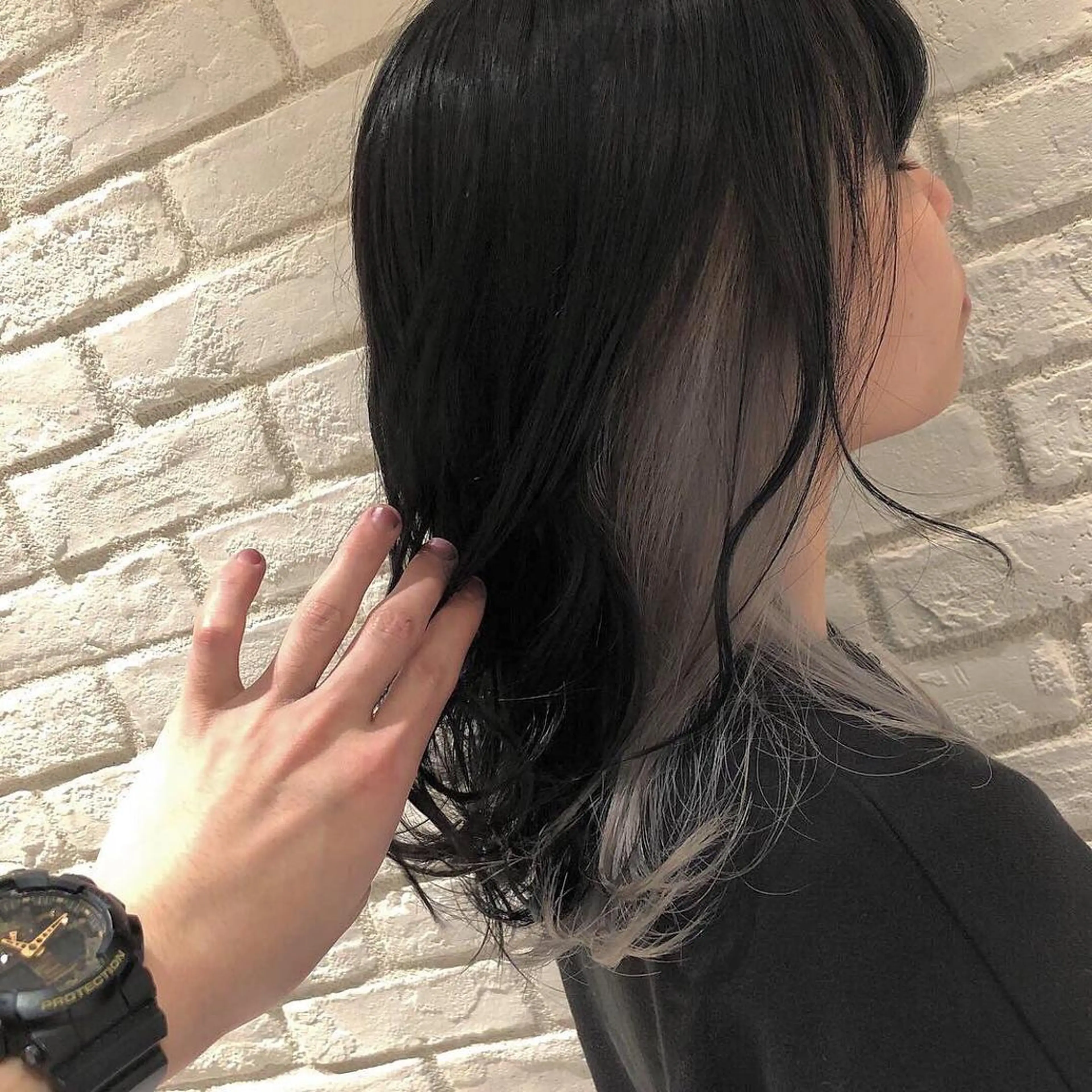 ミディアム カラー 【ショート、艶髪】 新海龍哉のヘアスタイル