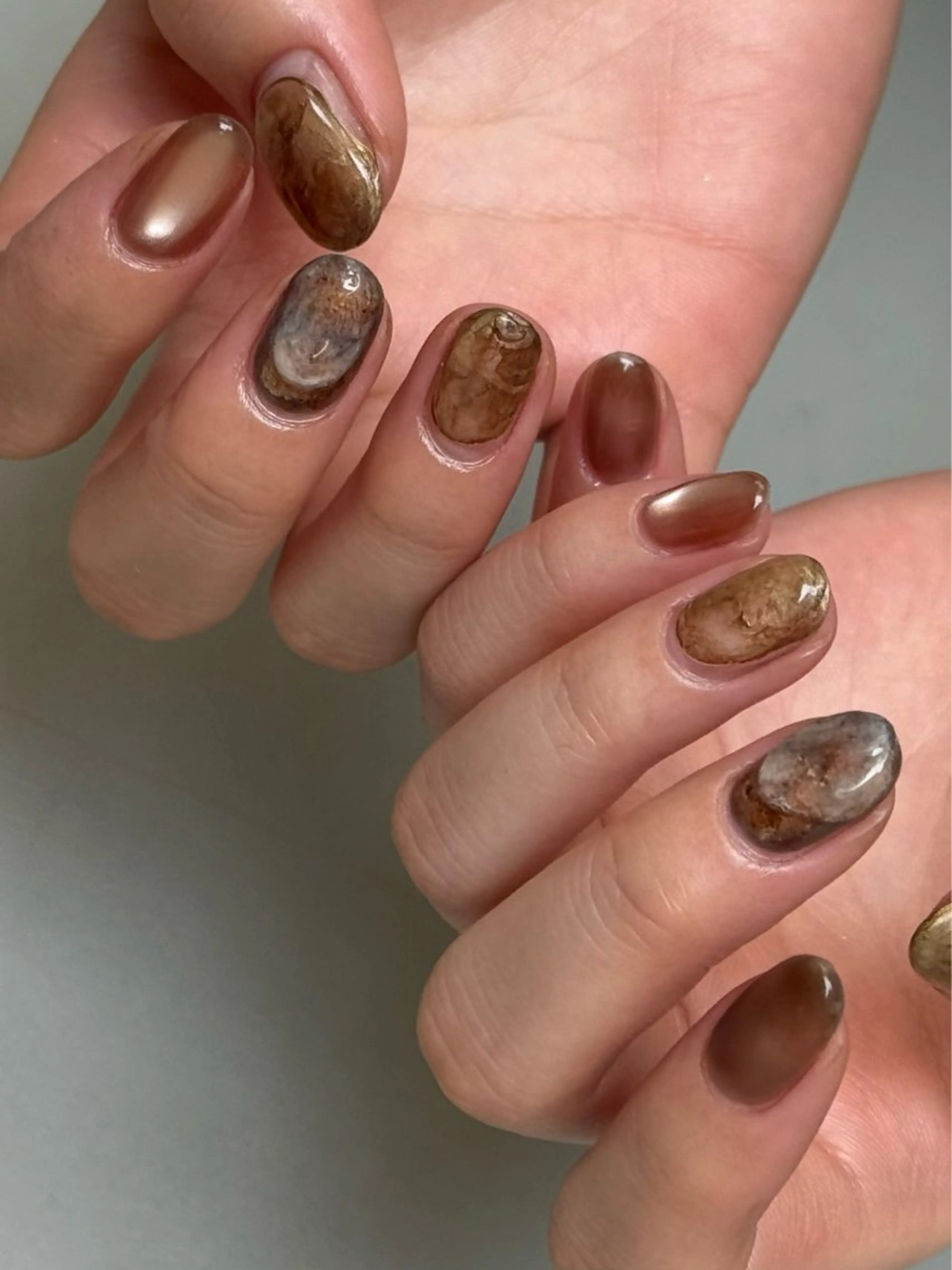 ネイル ニュアンスネイル ハンドネイル 濵田 実沙/Manonのネイルデザイン