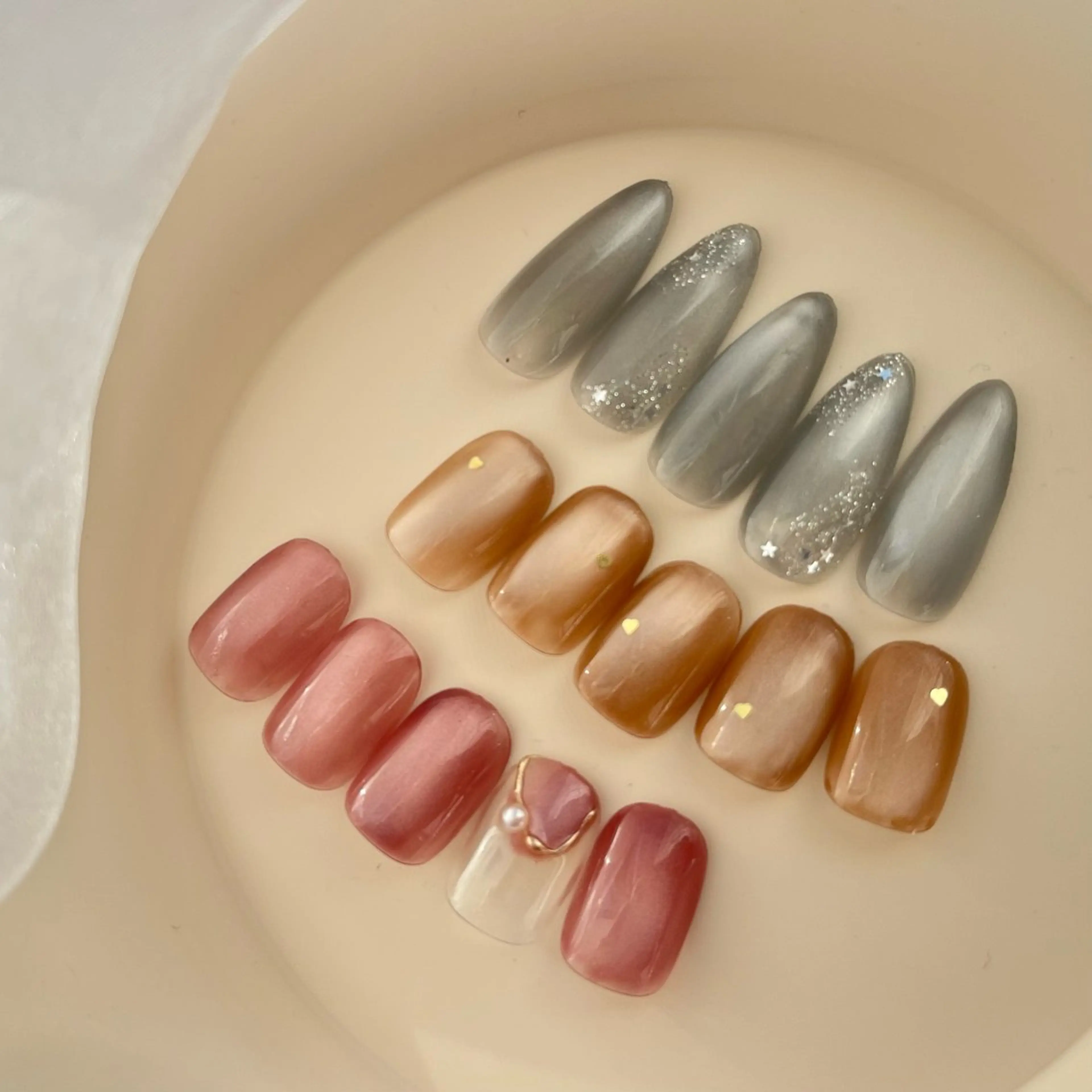 ネイル フラッシュネイル マグネットネイル S ＆luluのネイルデザイン