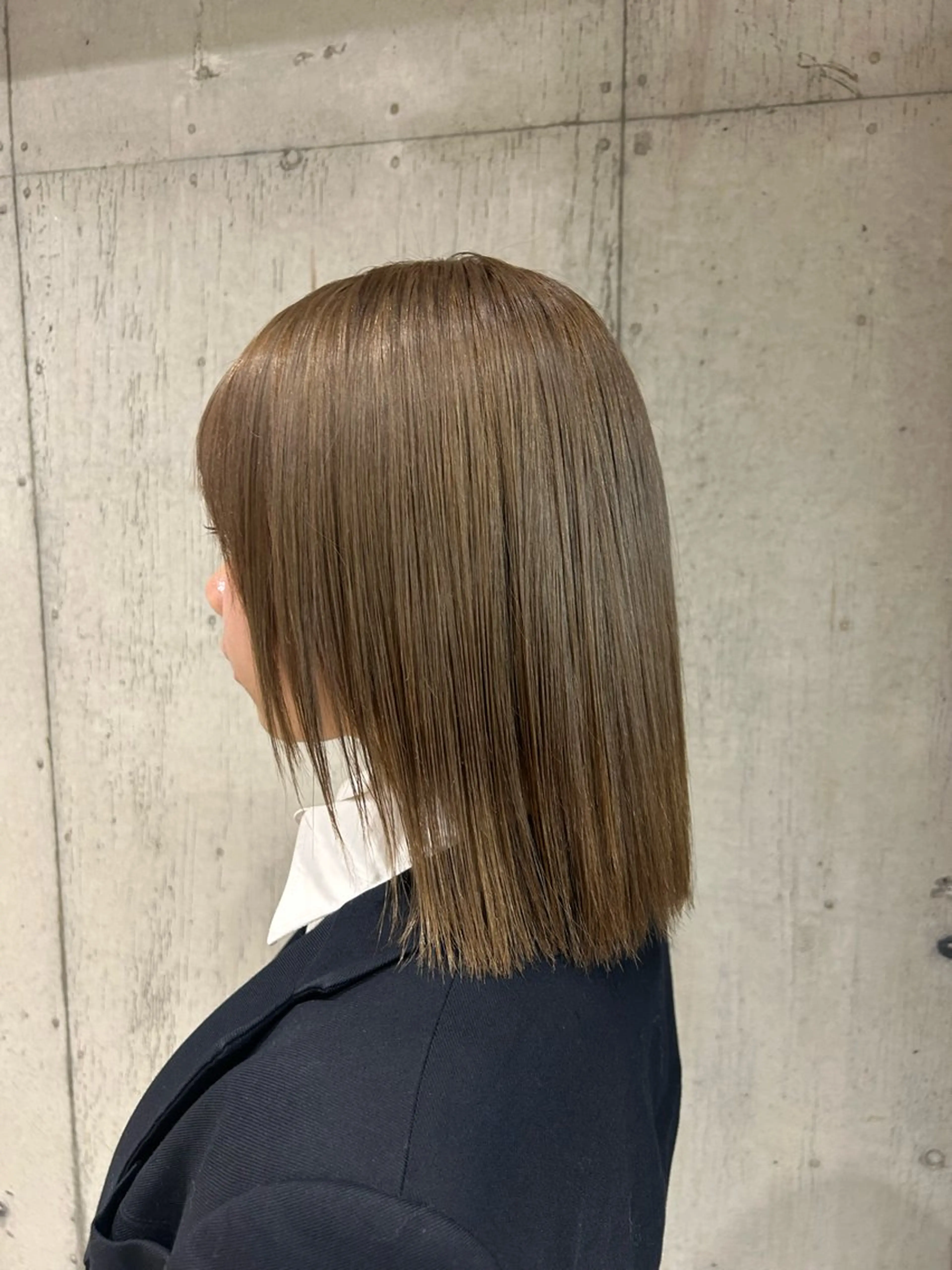 ミディアム カラー ヘアカラー 🤡うる艶カラー 🤡みさきのヘアスタイル