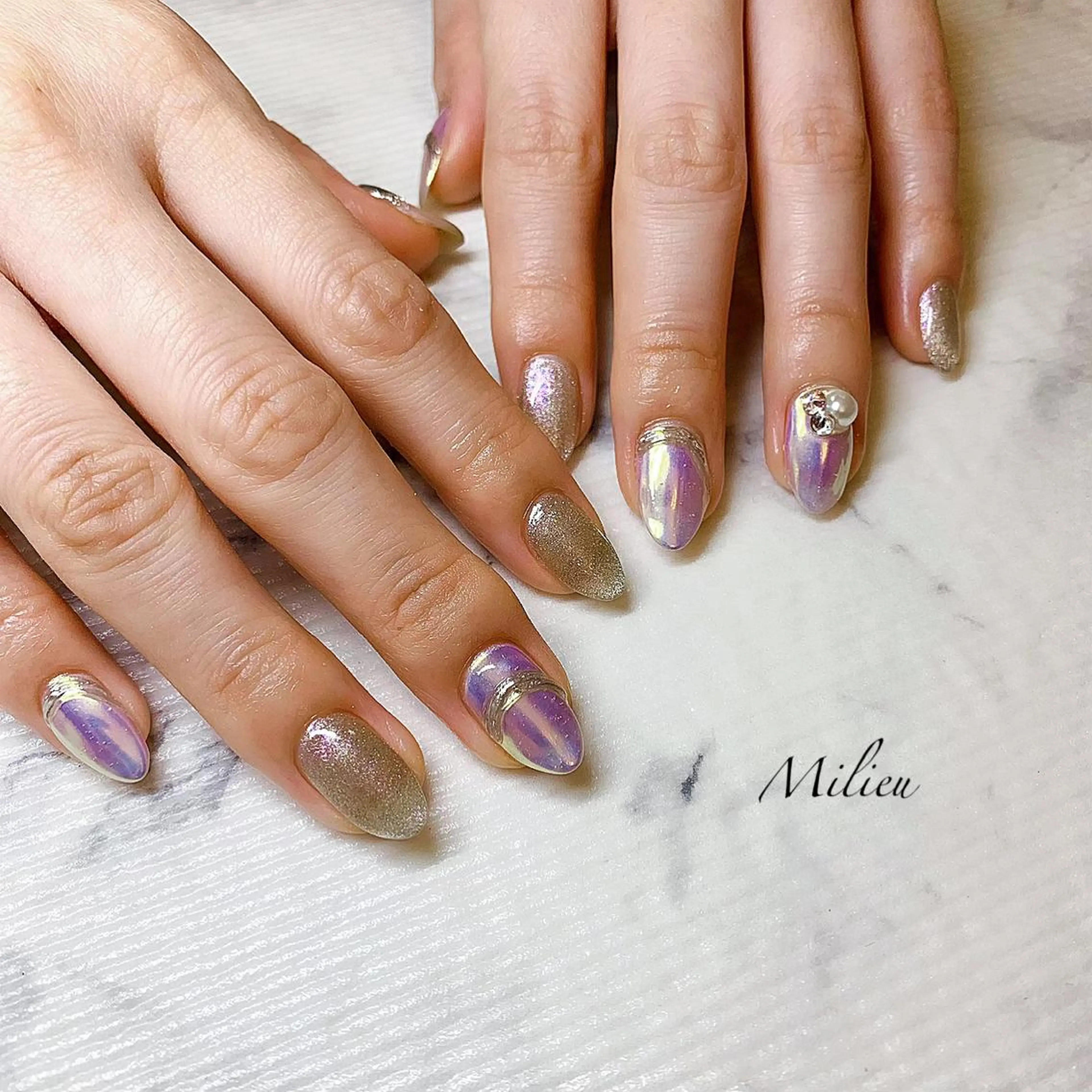 ネイル ハンドネイル 吉澤 圭のネイルデザイン