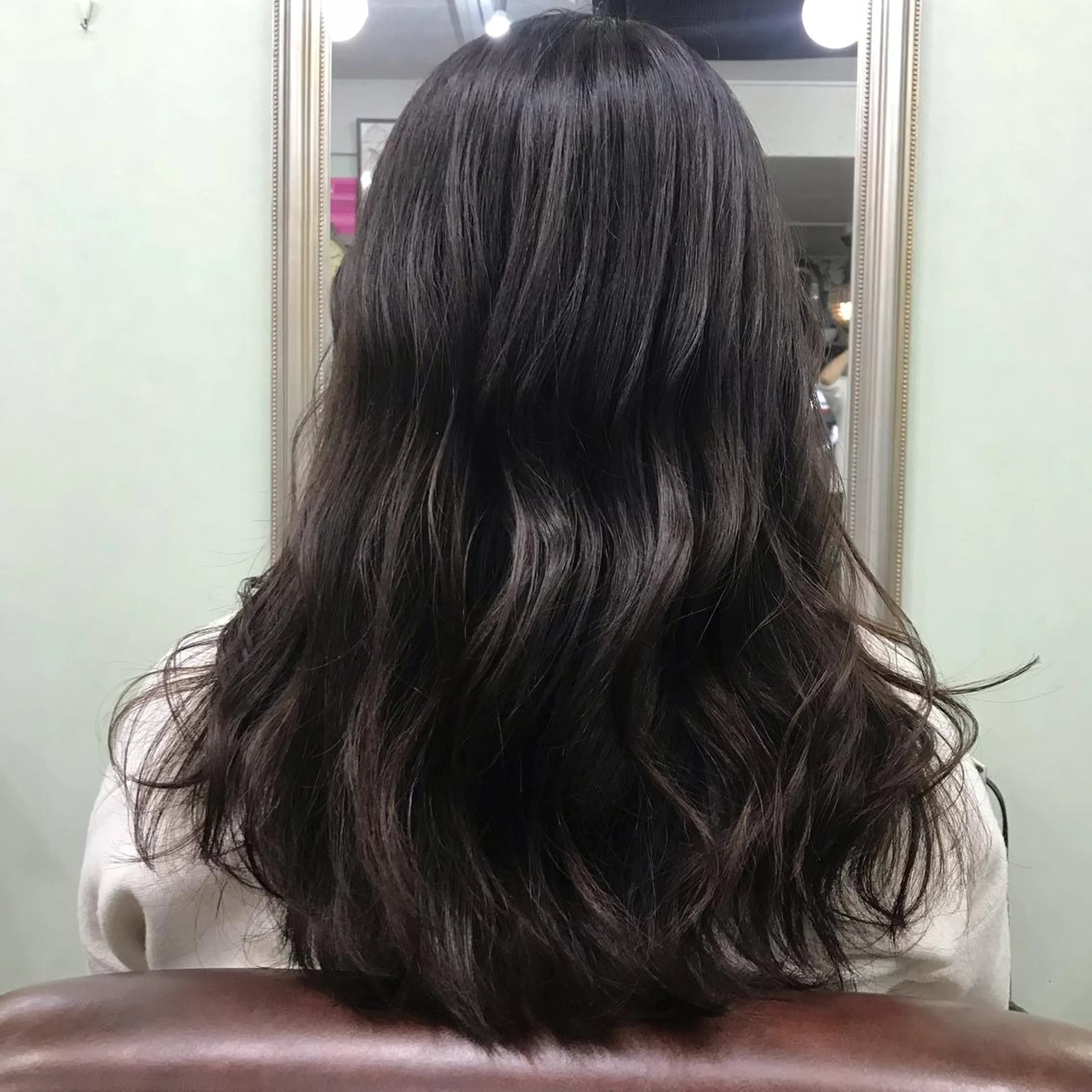 セミロング カラー カット ヘアカラー トリートメント ブリーチ&似合せボブ 田中寛十のヘアスタイル
