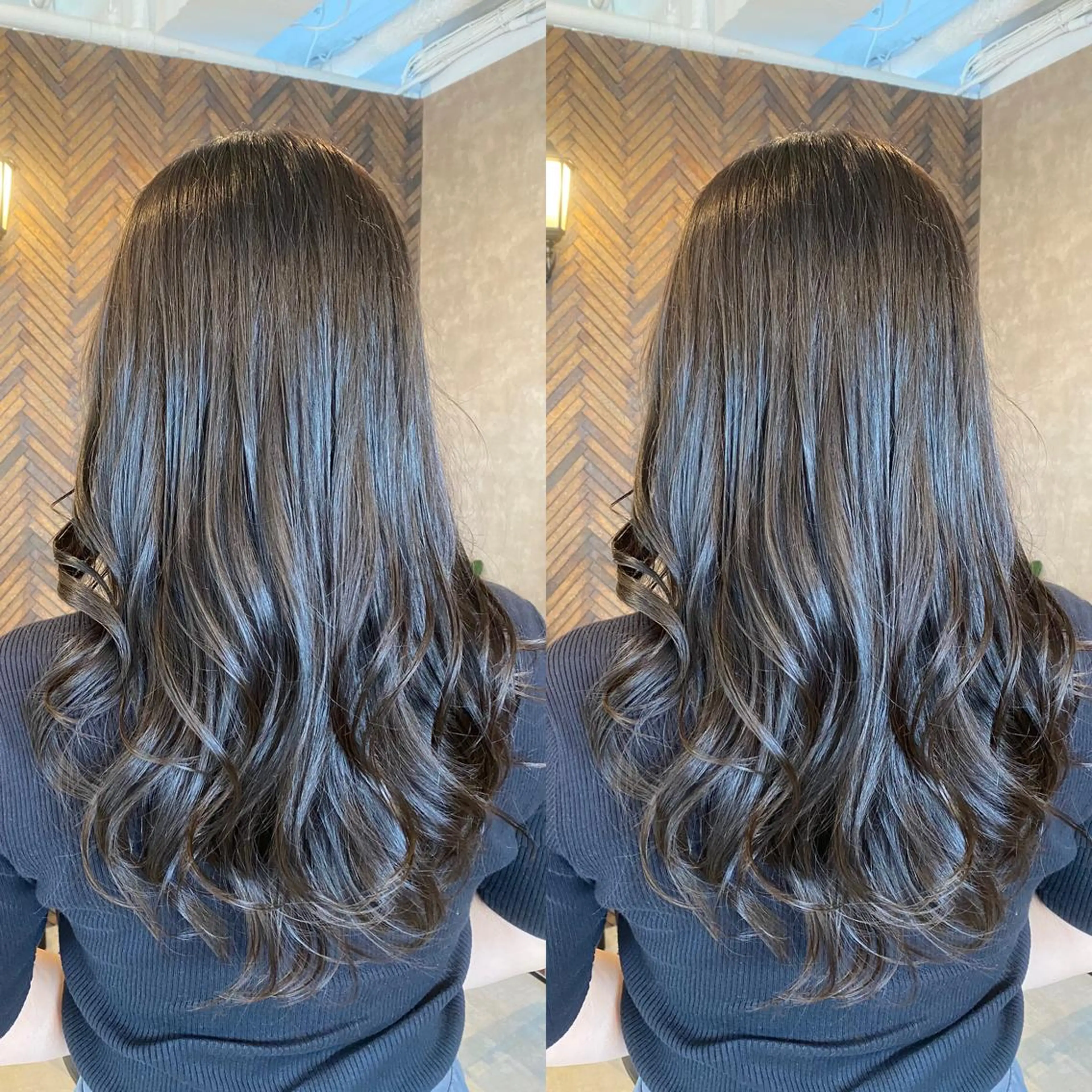 ロング カラー カット トリートメント tocca 💜石田愛結💜のヘアスタイル