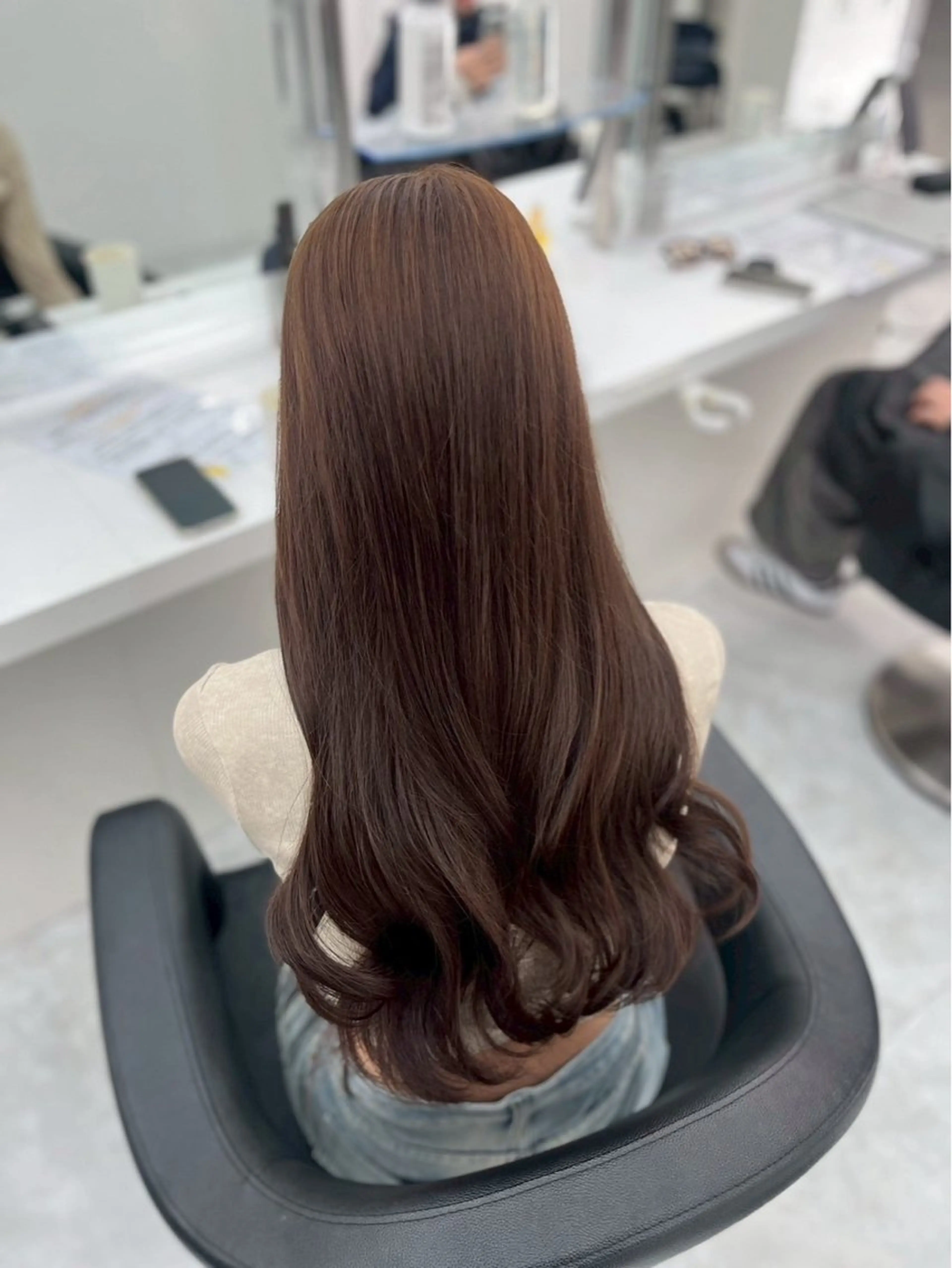 ロング カラー ヘアカラー 韓国上品ヘア🤍 ARISA🤍のヘアスタイル