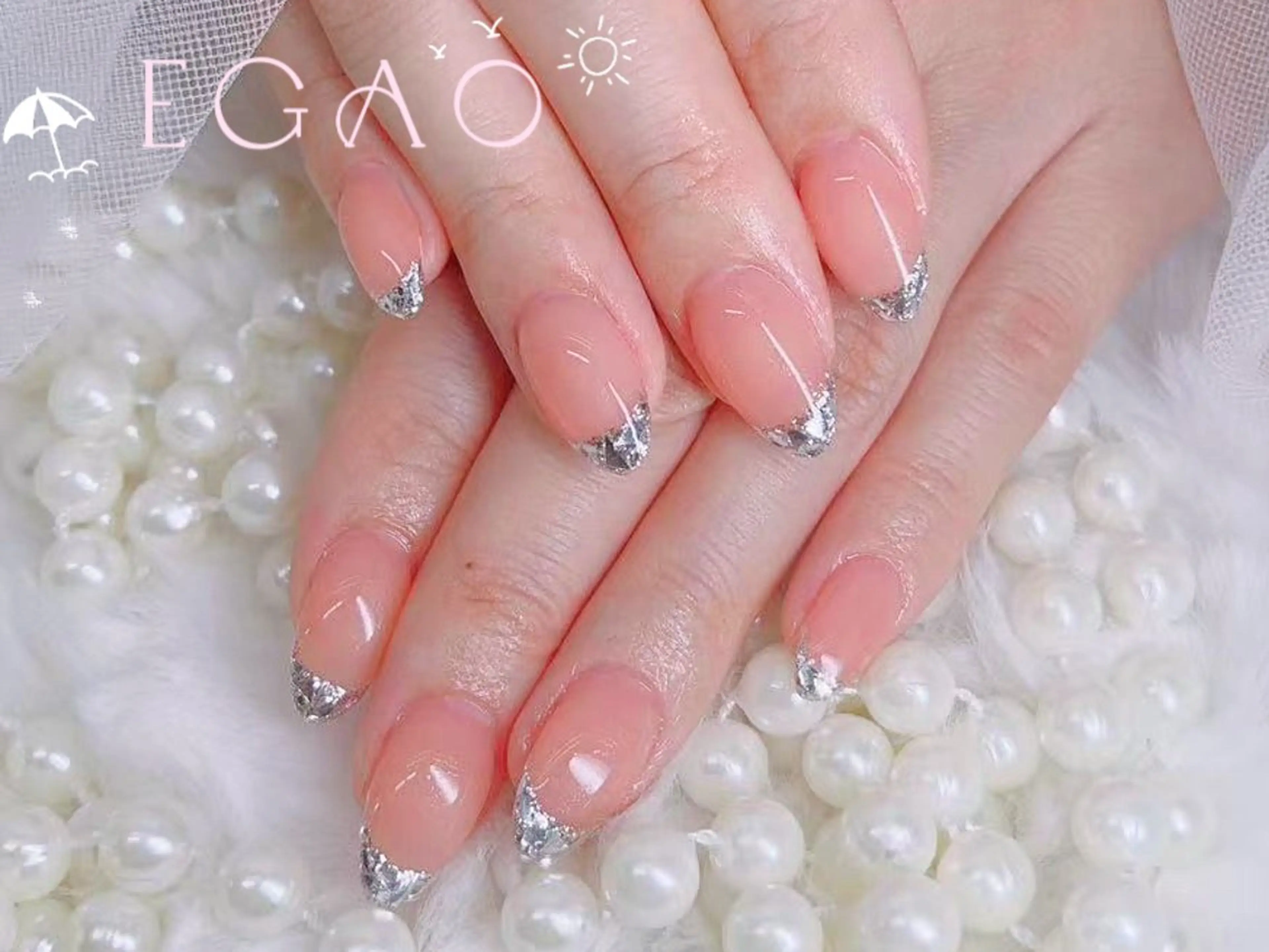 ネイル アートネイル フットネイル フレンチネイル ジェルネイル グラデーション ハンドネイル Egao Nail Salonのネイルデザイン