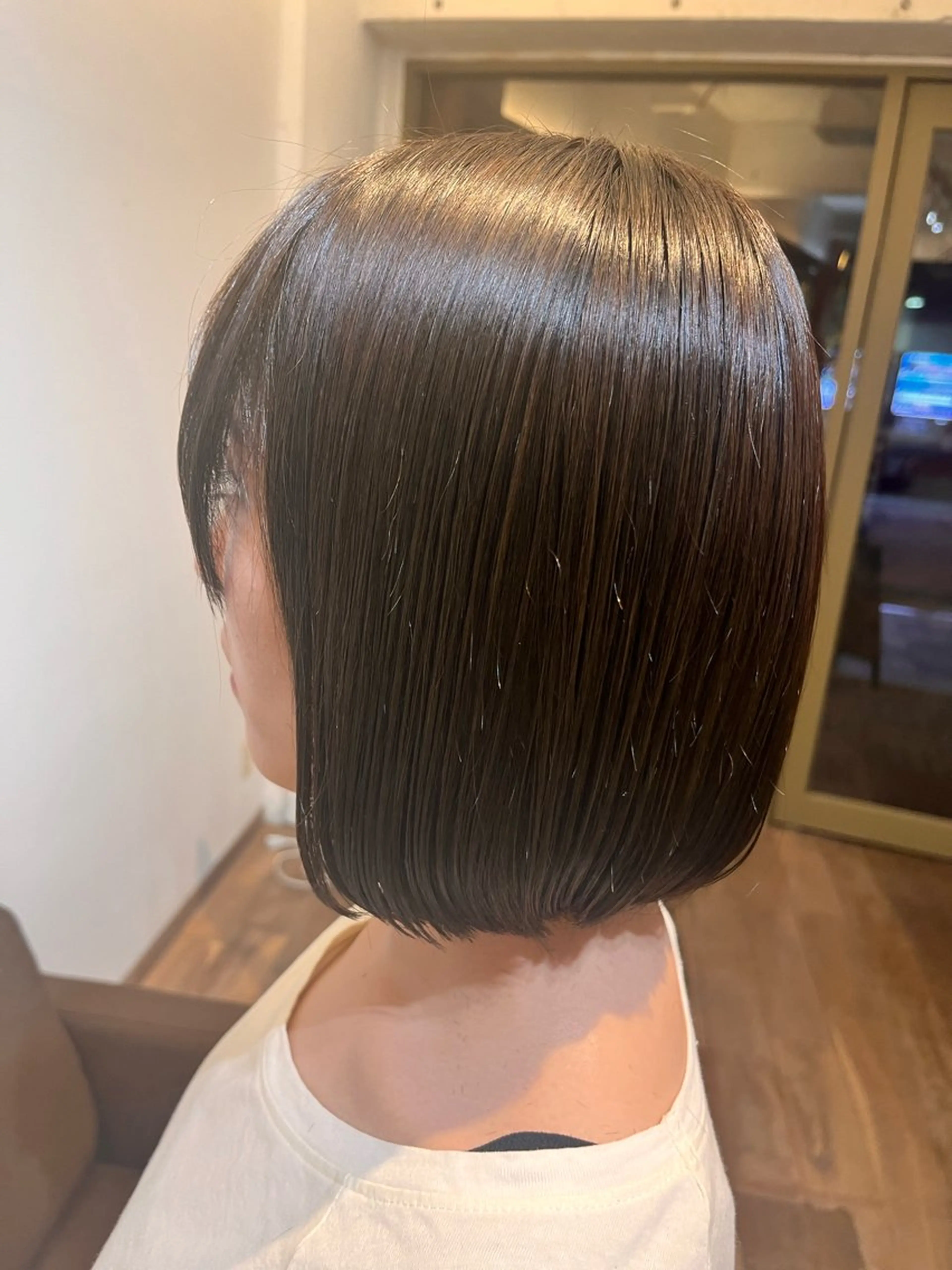 ミディアム ボブ 臺 佳連のヘアスタイル