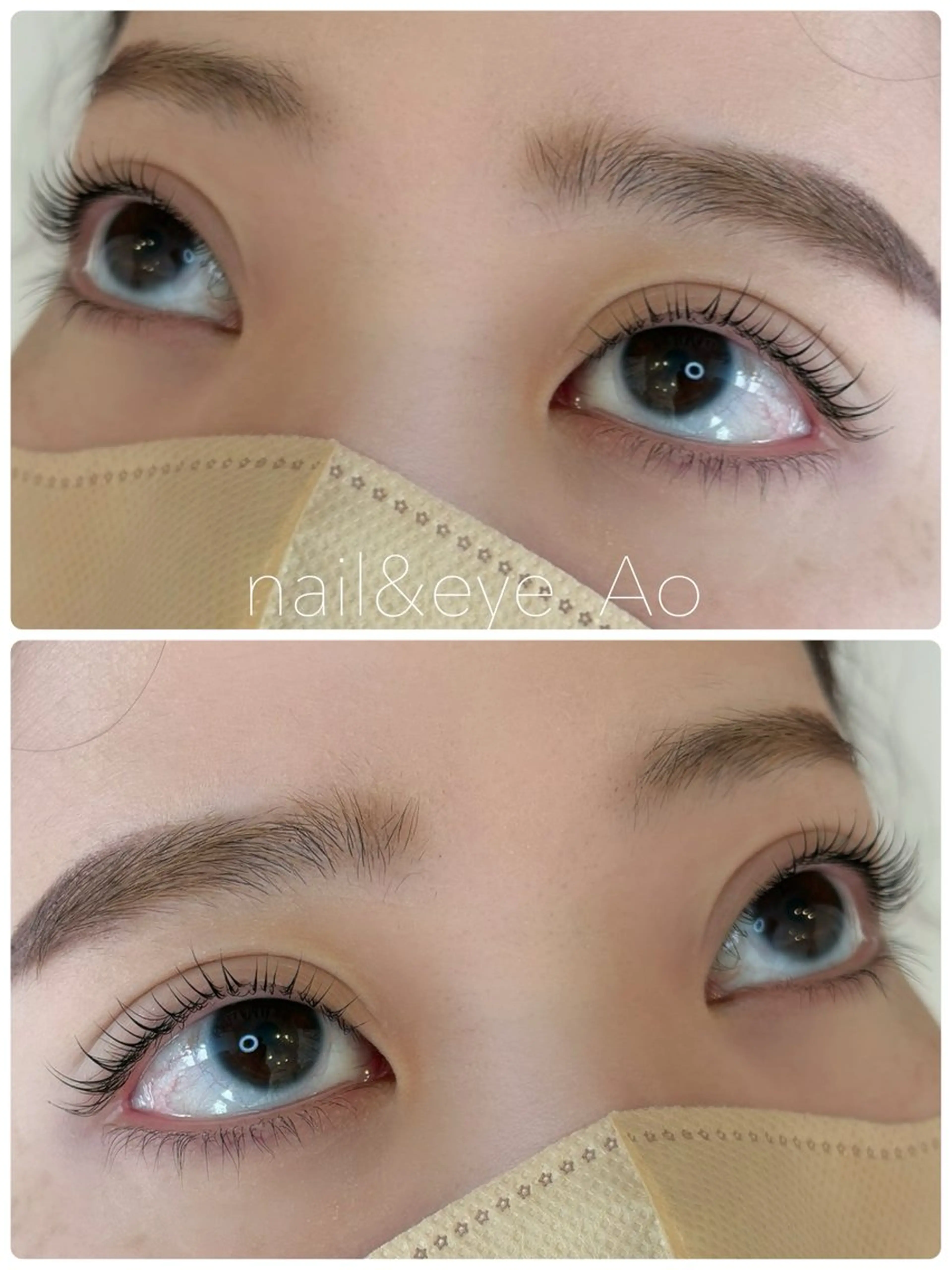 メンズ マツエク・マツパ nail&eye Aoのマツエク・マツパデザイン