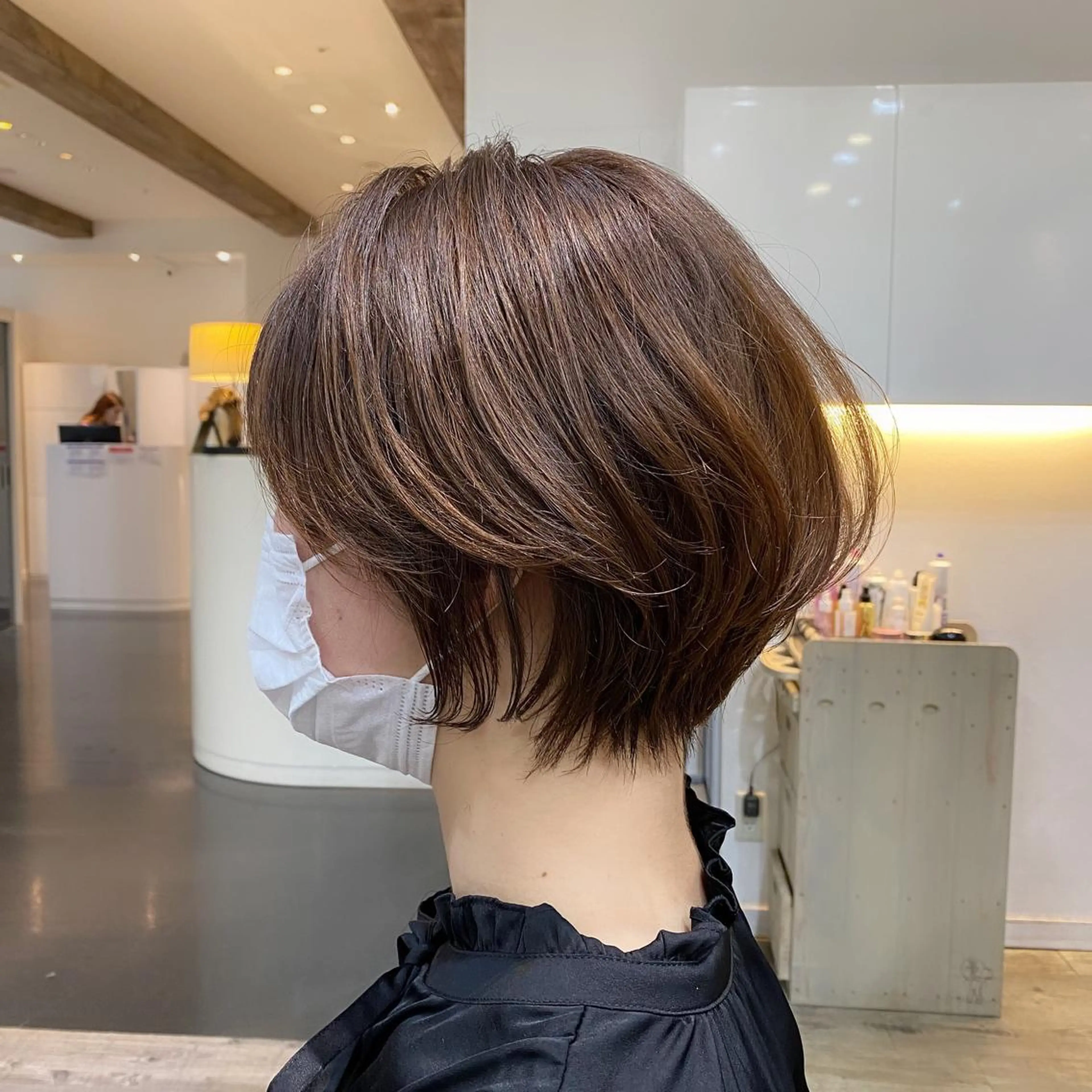 ショート カラー パーマ ヘアアレンジ メンズ キッズ ネイル マツエク・マツパ カット トリートメント modek's tokyo所属・ショートボブデザイン ☺︎shunのヘアスタイル