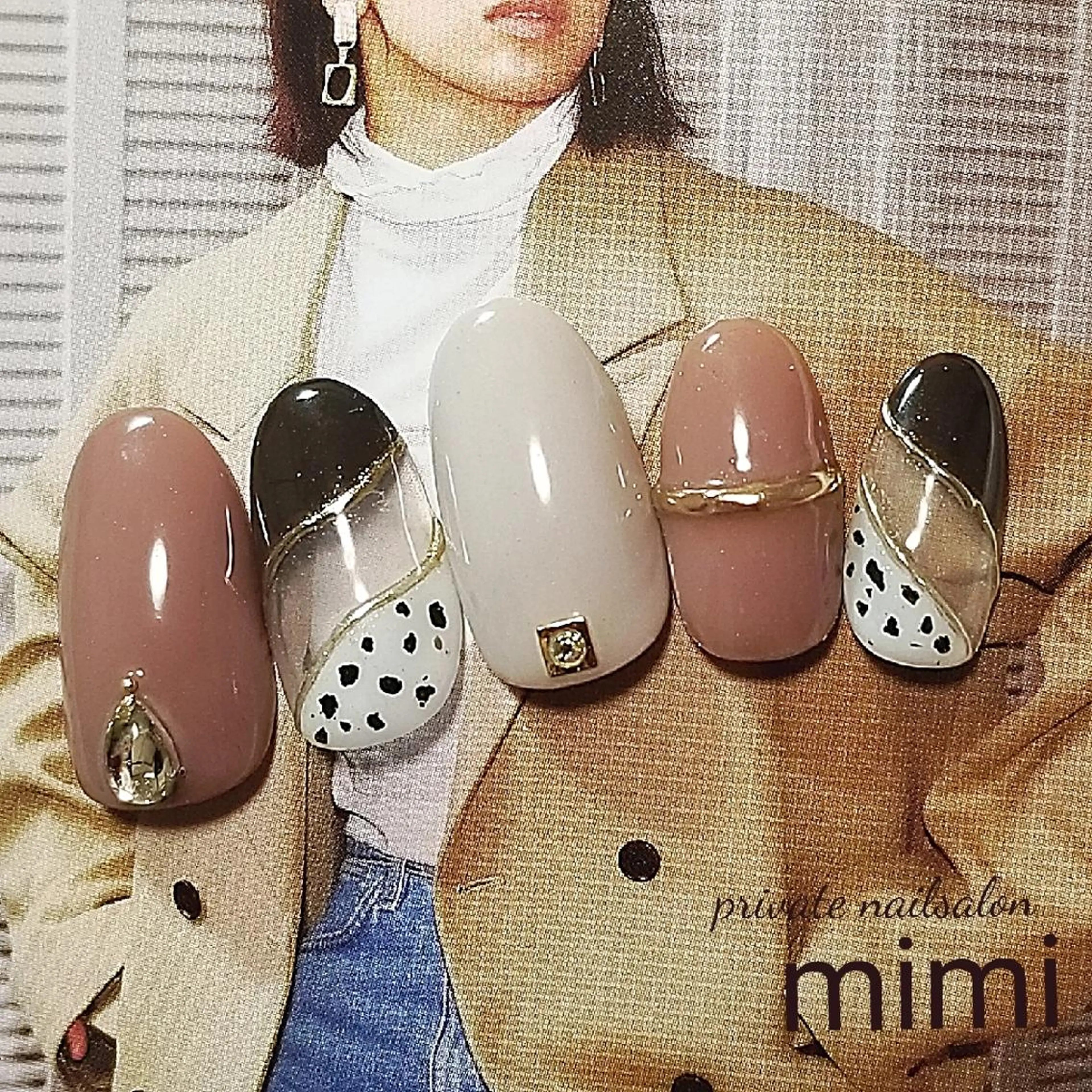 ネイル ニュアンスネイル 博多ネイル ｍｉｍｉのネイルデザイン