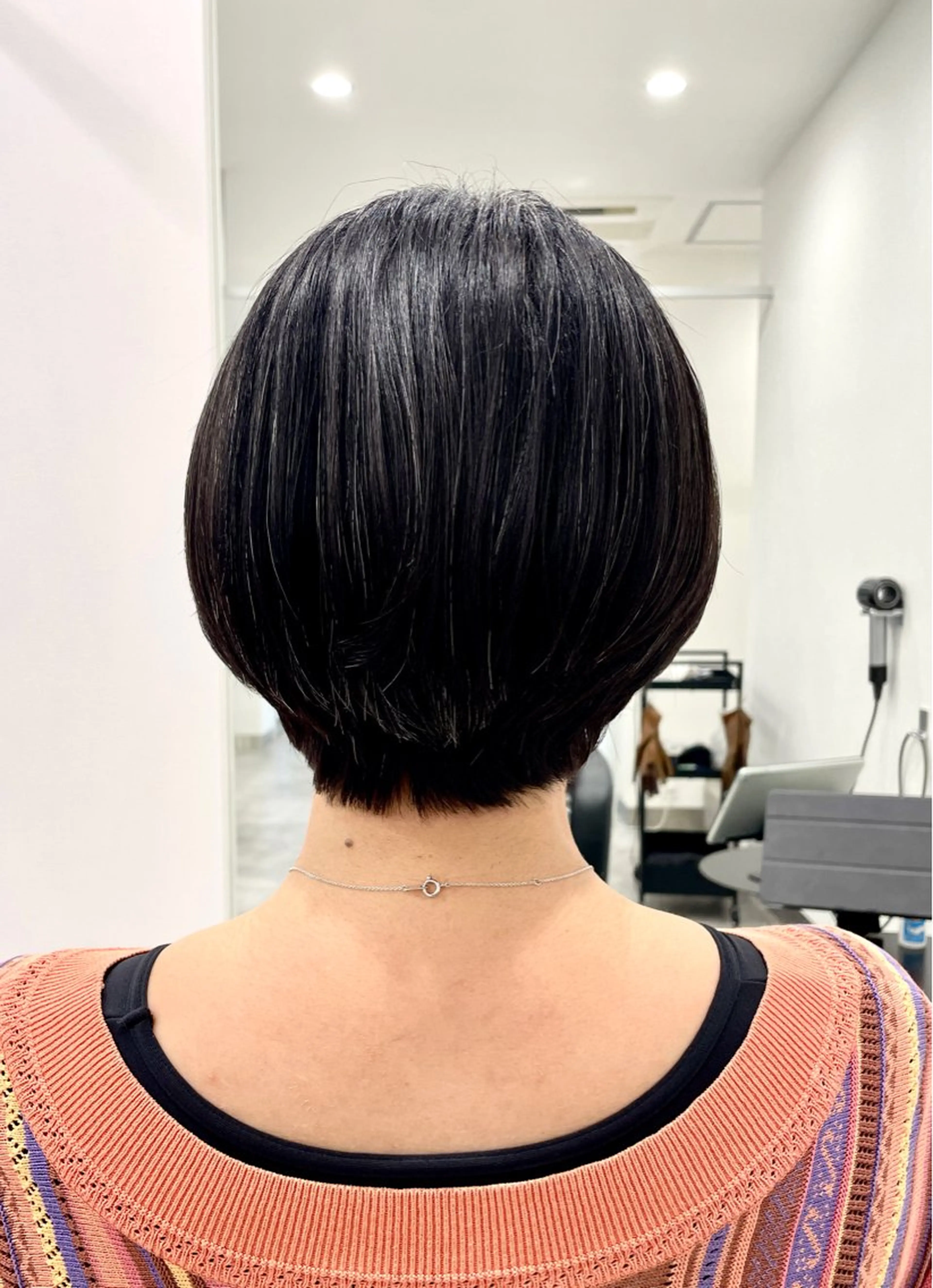 ショート カラー ヘアアレンジ ブリーチ ケアブリーチ ボブ 韓国風ヘア レイヤーカット ヘアカラー トリートメント ヘッドスパ 💝似合わせカット& カラーＵｒｕｎａ💝のヘアスタイル