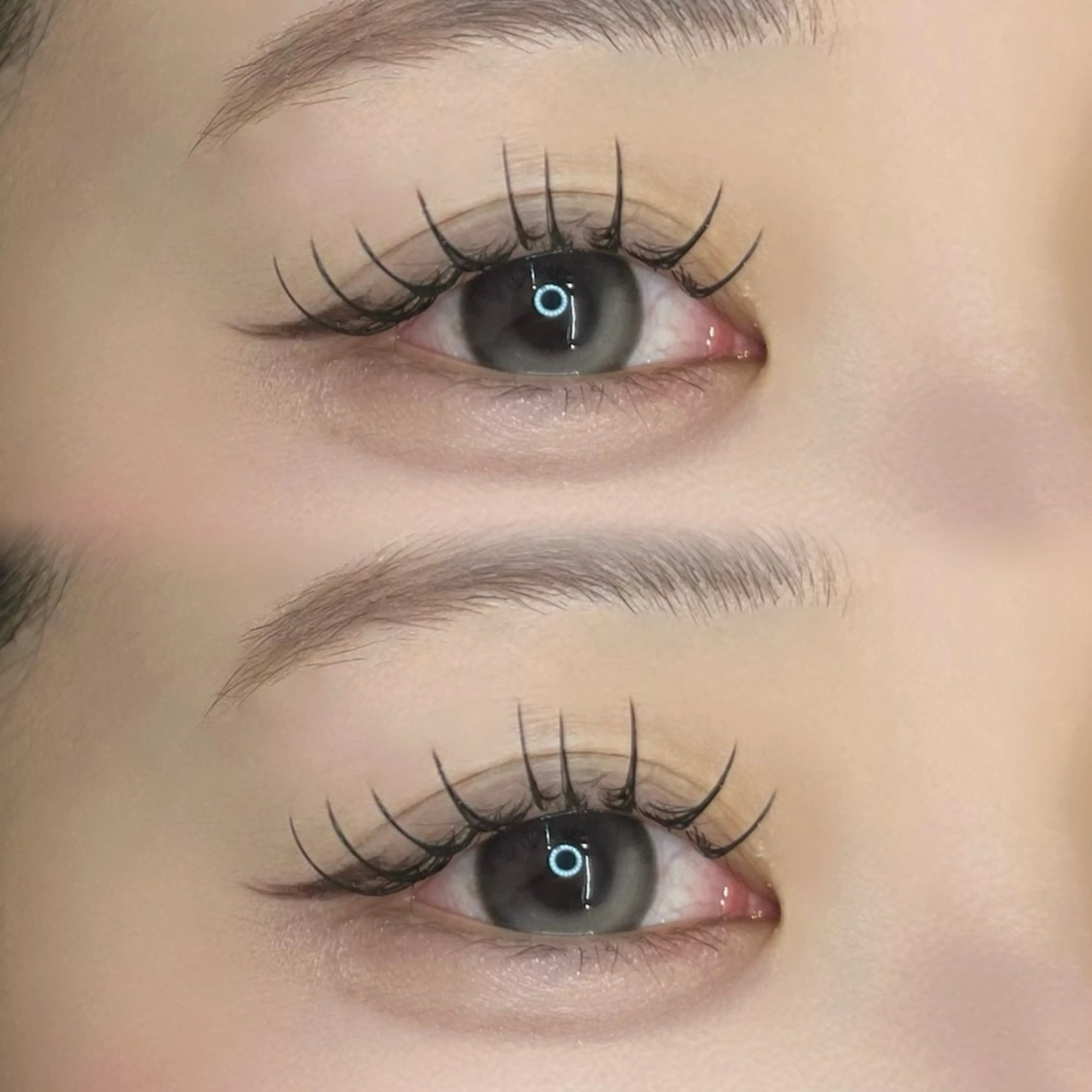 マツエク・マツパ フラットラッシュ eyelash&eyebrow salon mude所属・koharu ︎︎のマツエク・マツパデザイン