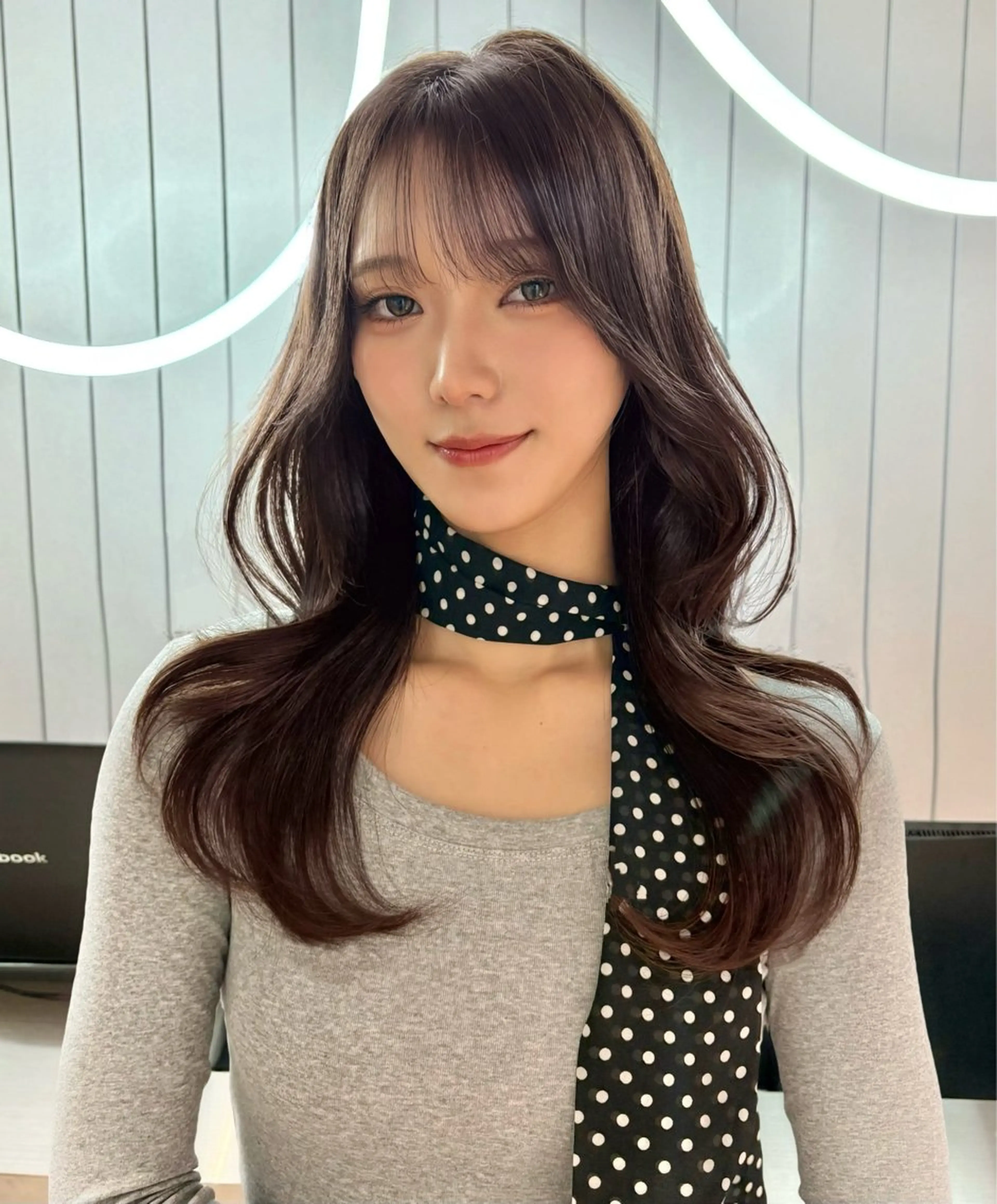 ロング ヘアアレンジ カット トリートメント ヘアセット 🇰🇷韓国ヘア 髪質改善yamatoのヘアスタイル