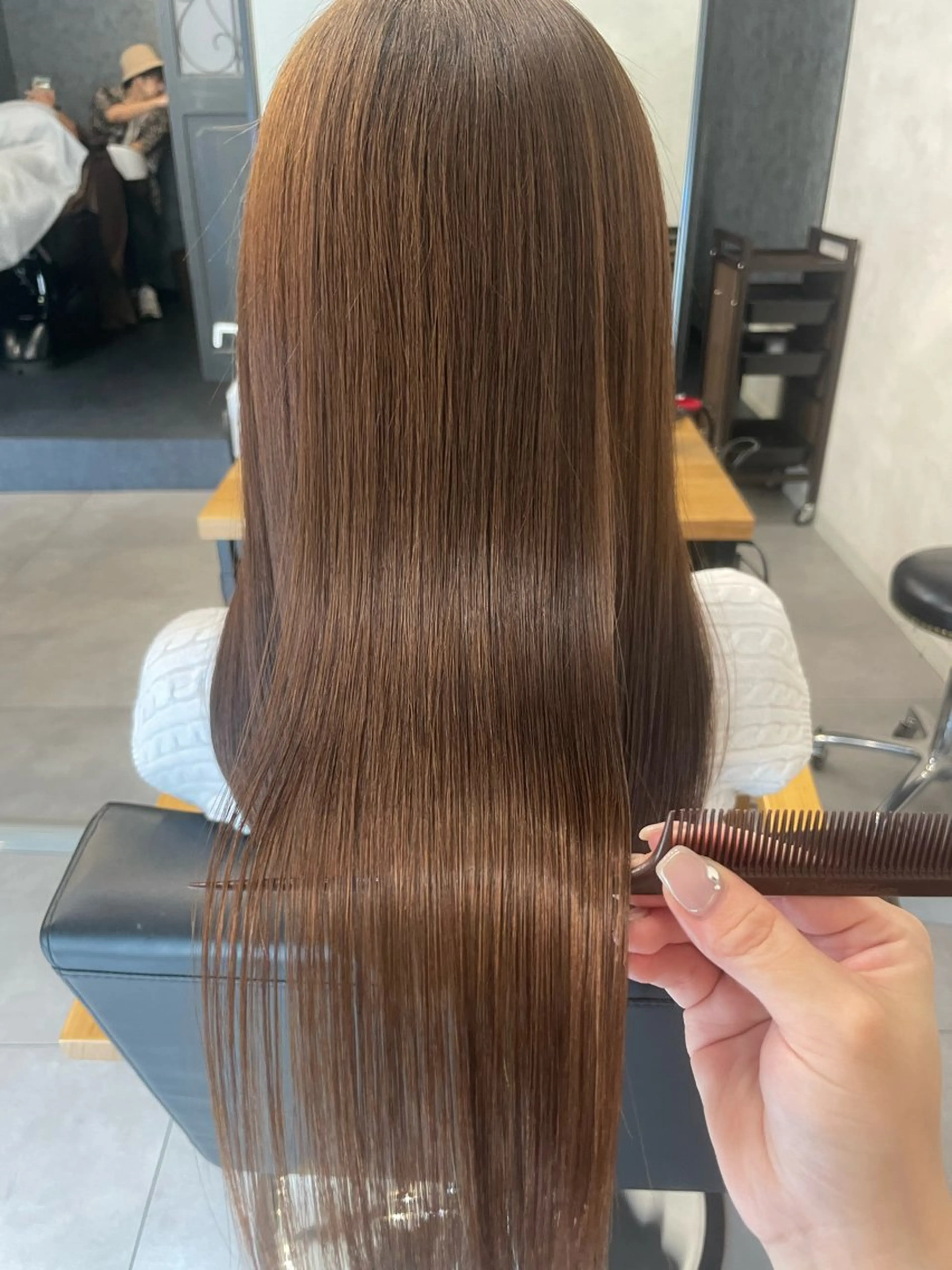 ロング カラー ヘアカラー トリートメント 今村 南穂のヘアスタイル