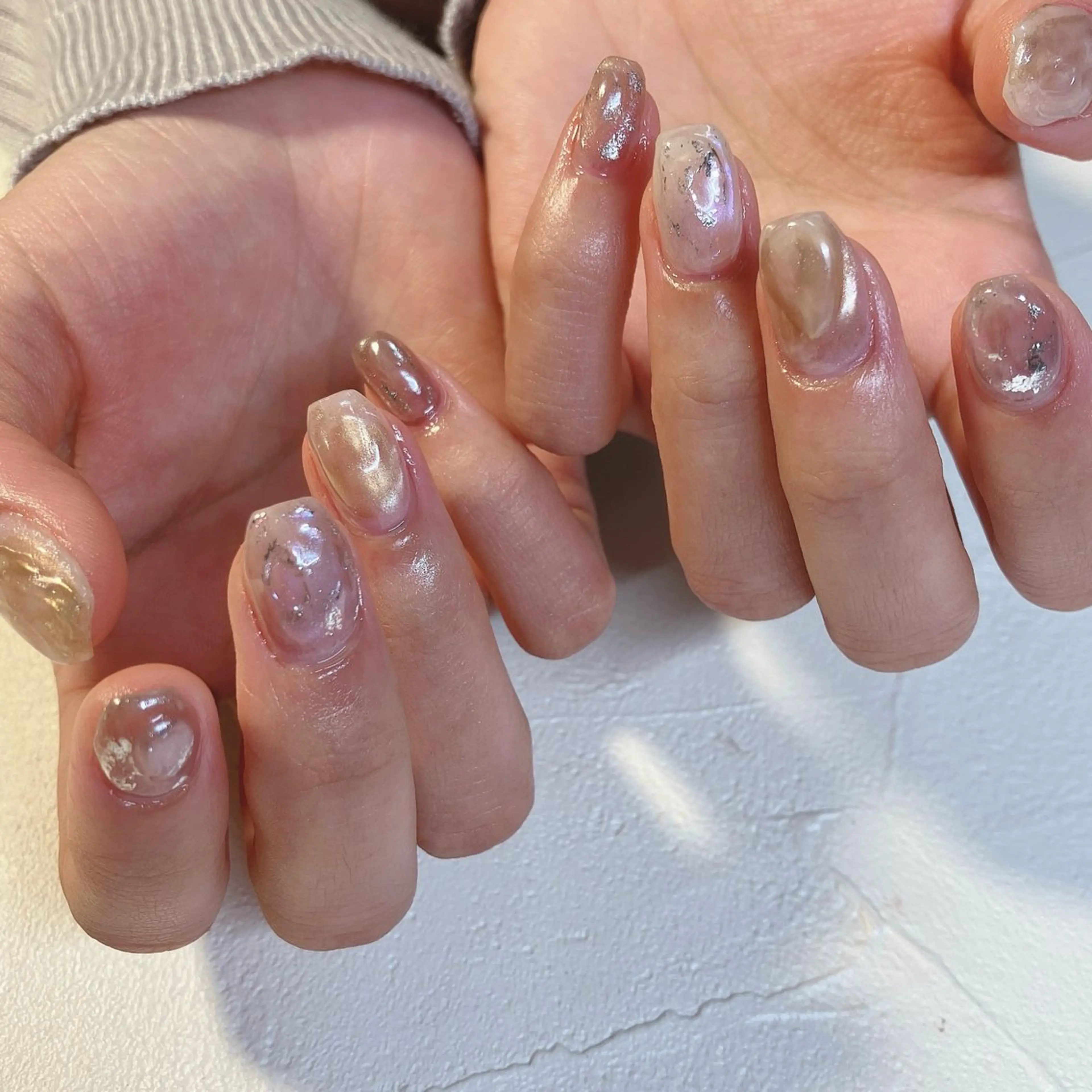 ネイル ニュアンスネイル ハンドネイル nails 🎀meのネイルデザイン