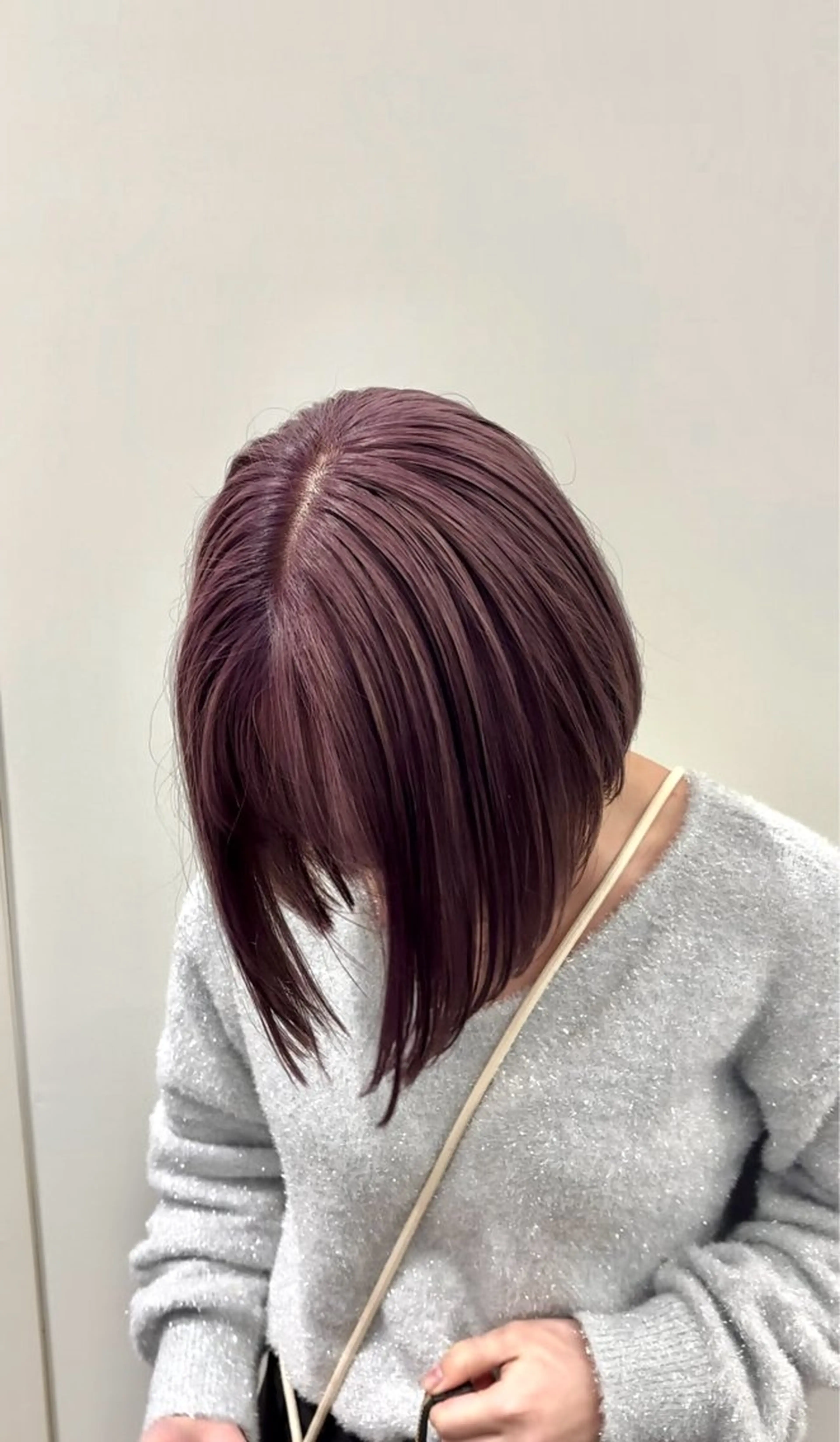 ミディアム ヘアカラー ハイトーン/ラベンダ ー/ユイナ🪄のヘアスタイル