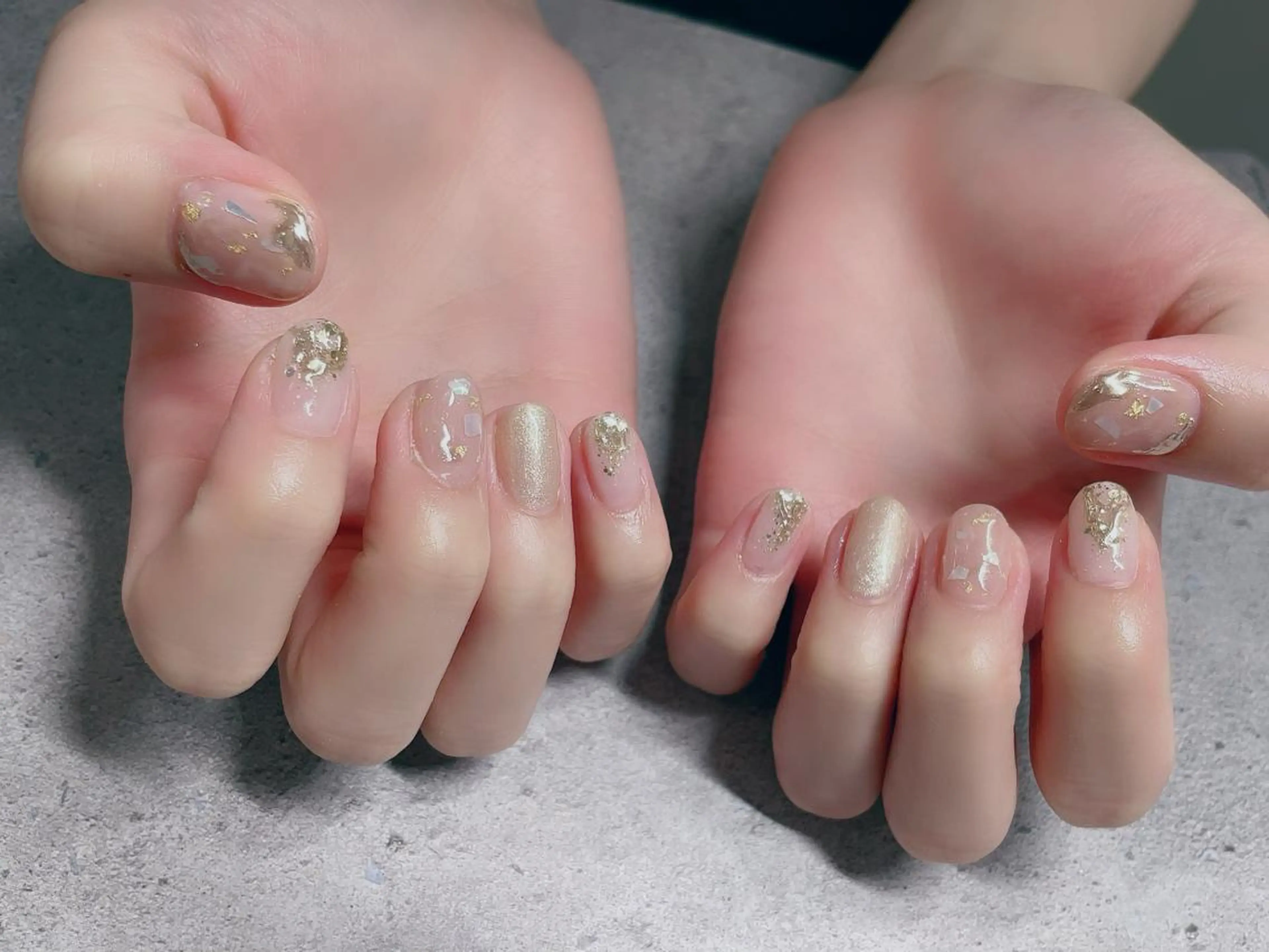 ネイル ニュアンスネイル 大阪江坂 Kaiのネイルデザイン