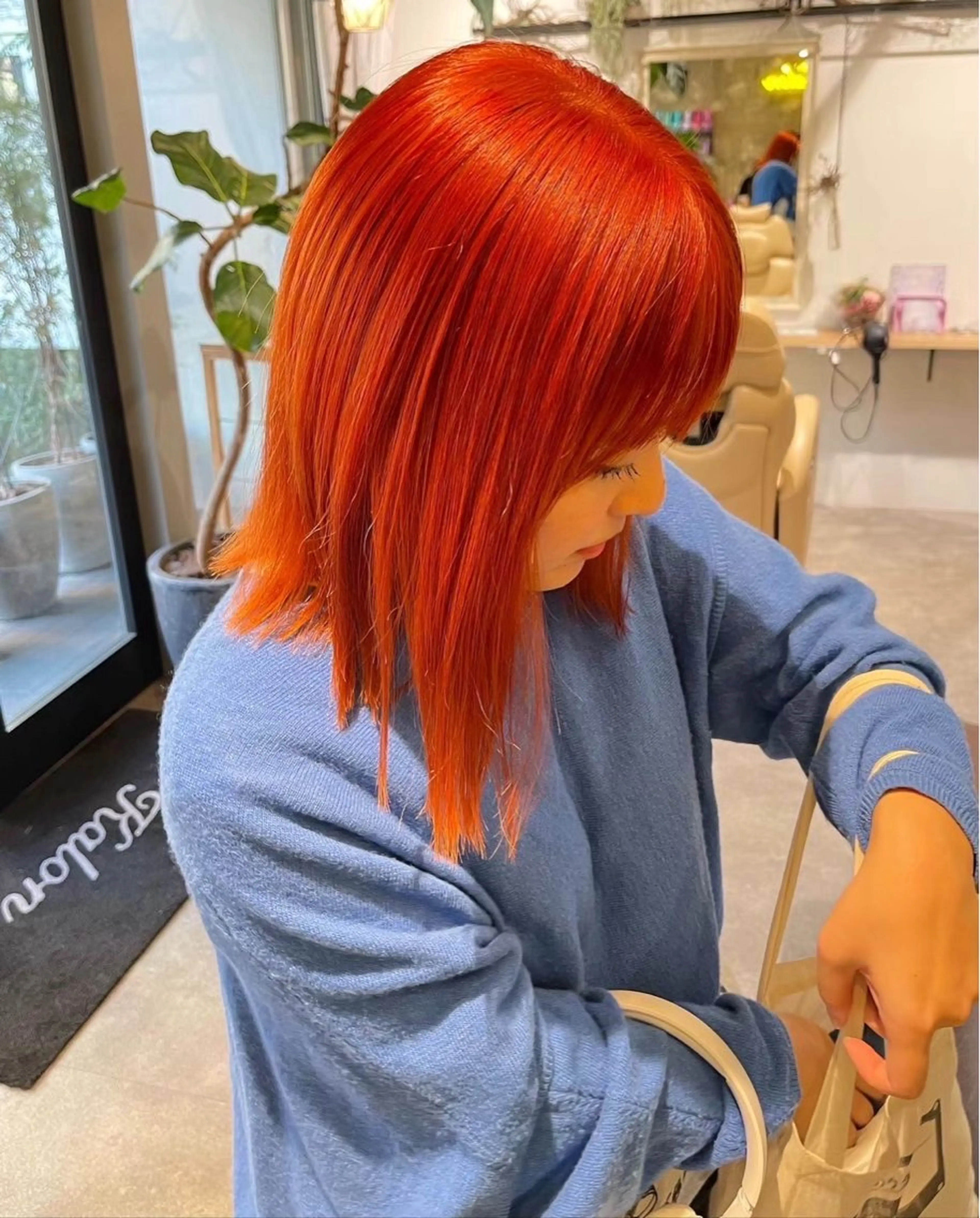 ミディアム カラー ヘアカラー mira🍓★ nailのネイルデザイン